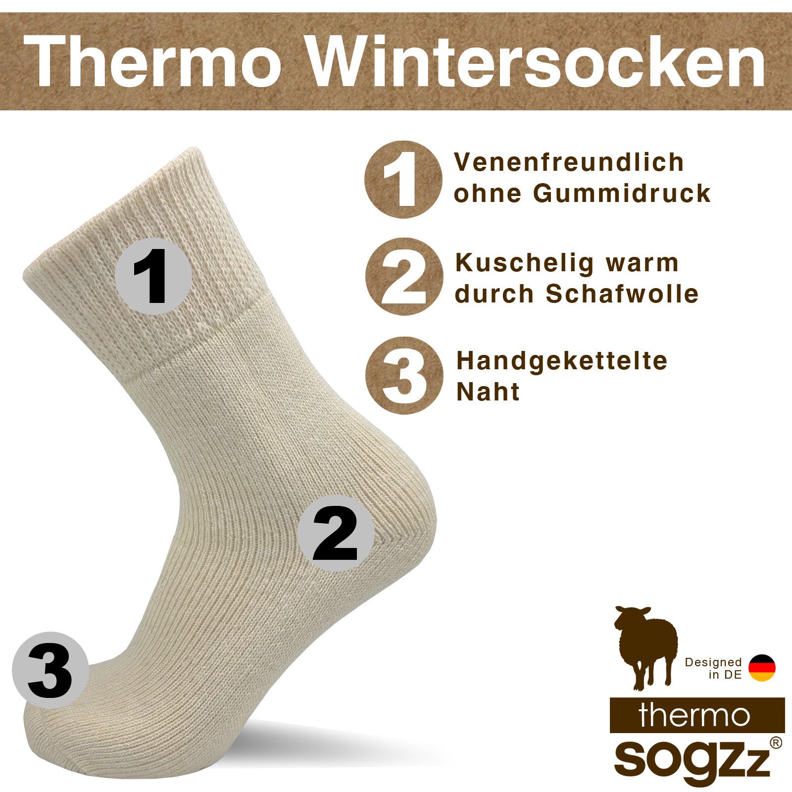 sogzz Thermosocken 2 Paar aus Premium günstig online kaufen