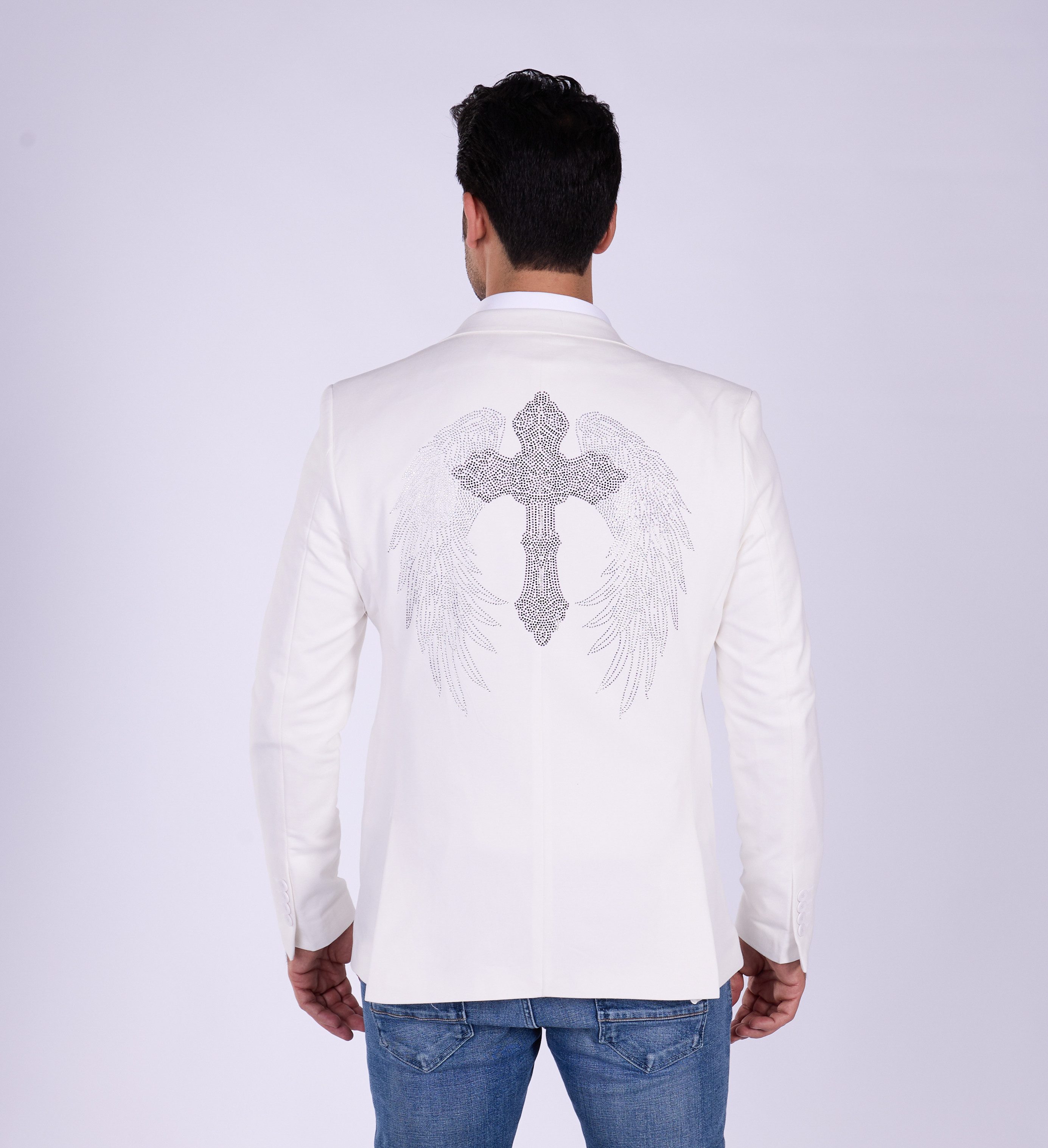 Denim Distriqt Sakko Extravagantes Herren Slim günstig online kaufen