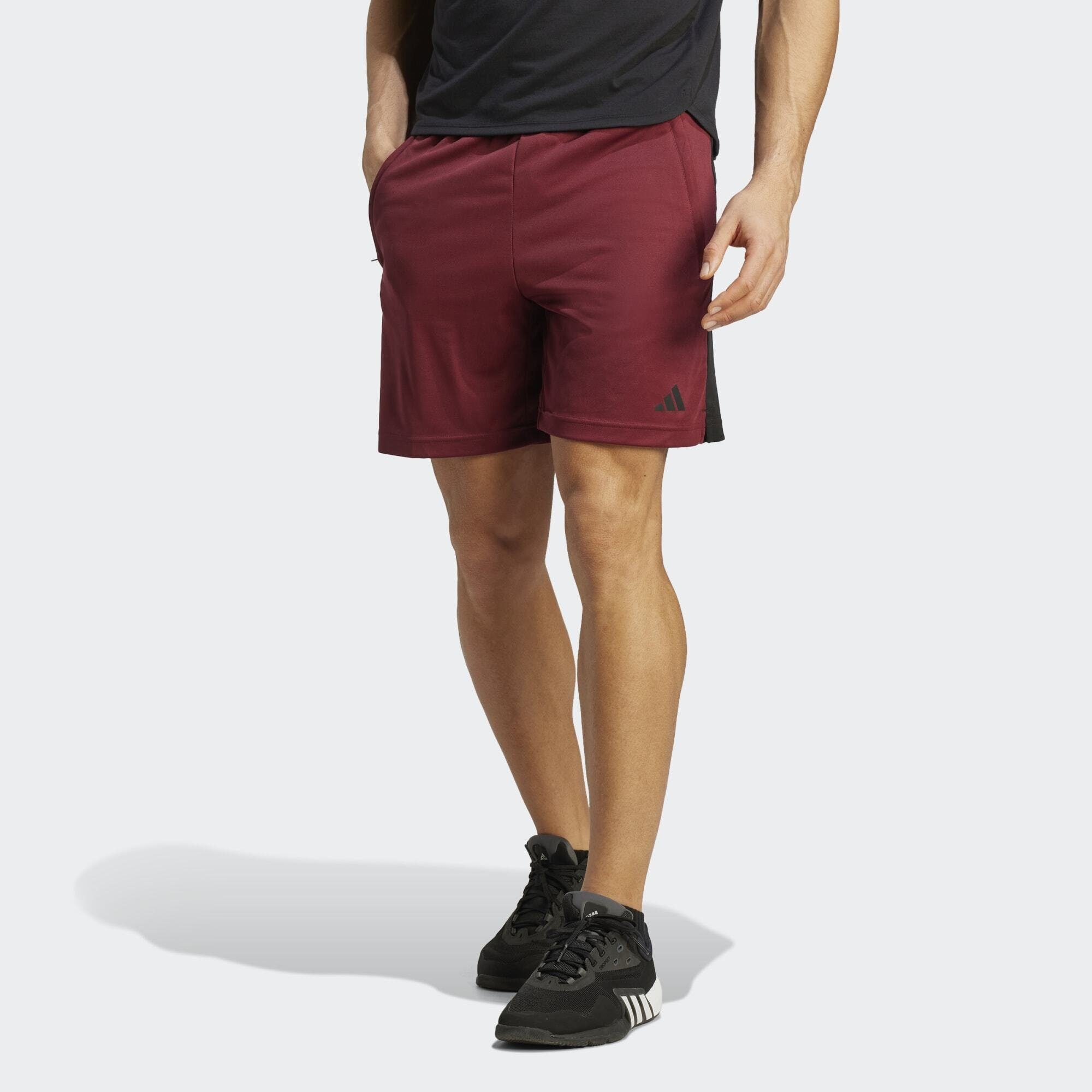 adidas Performance Funktionsshorts CAMO SEASONAL ESSENTIALS Shadow Red SHORTS / TRAIN Black