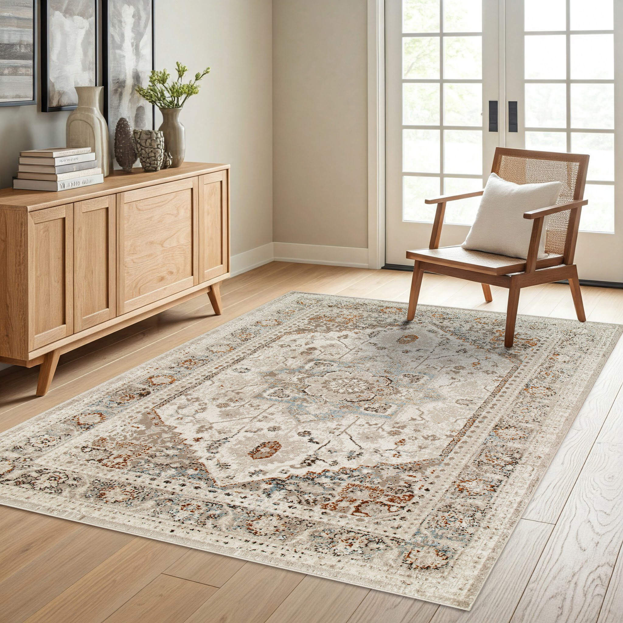 Tapiso Teppich RETRO, rechteckig, Höhe: 9 mm, Wohnzimmer, Schlafzimmer, Kur günstig online kaufen