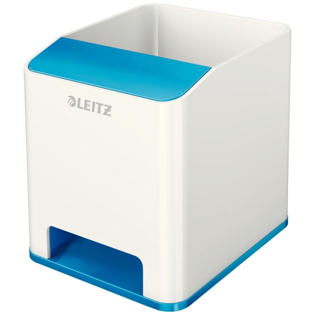 LEITZ Tischaufsatz Stifteköcher Wow Duo Colour blau metallic