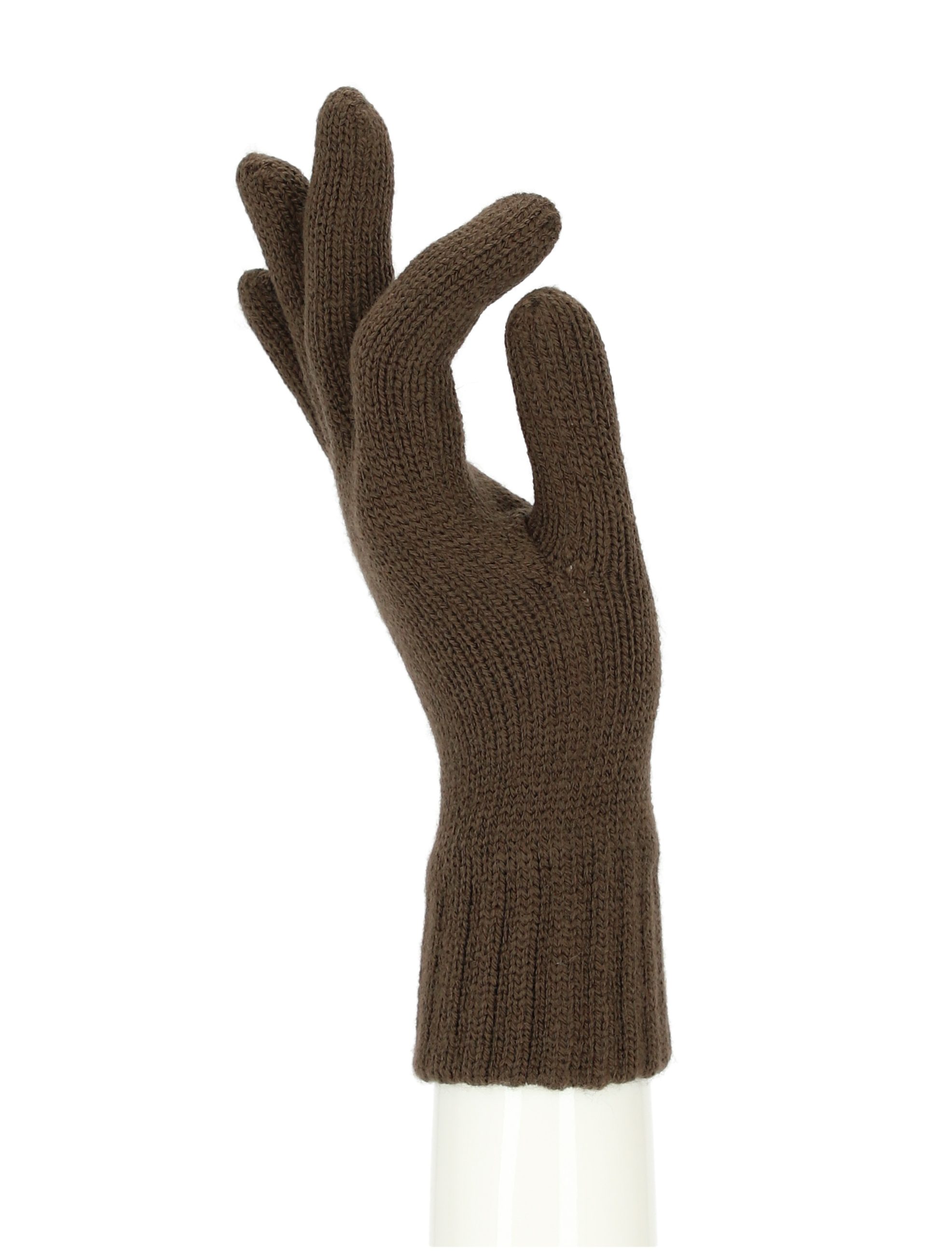 Accessoires halsüberkopf Strickhandschuhe weicher Strickhandschuh braun Strickhandschuhe