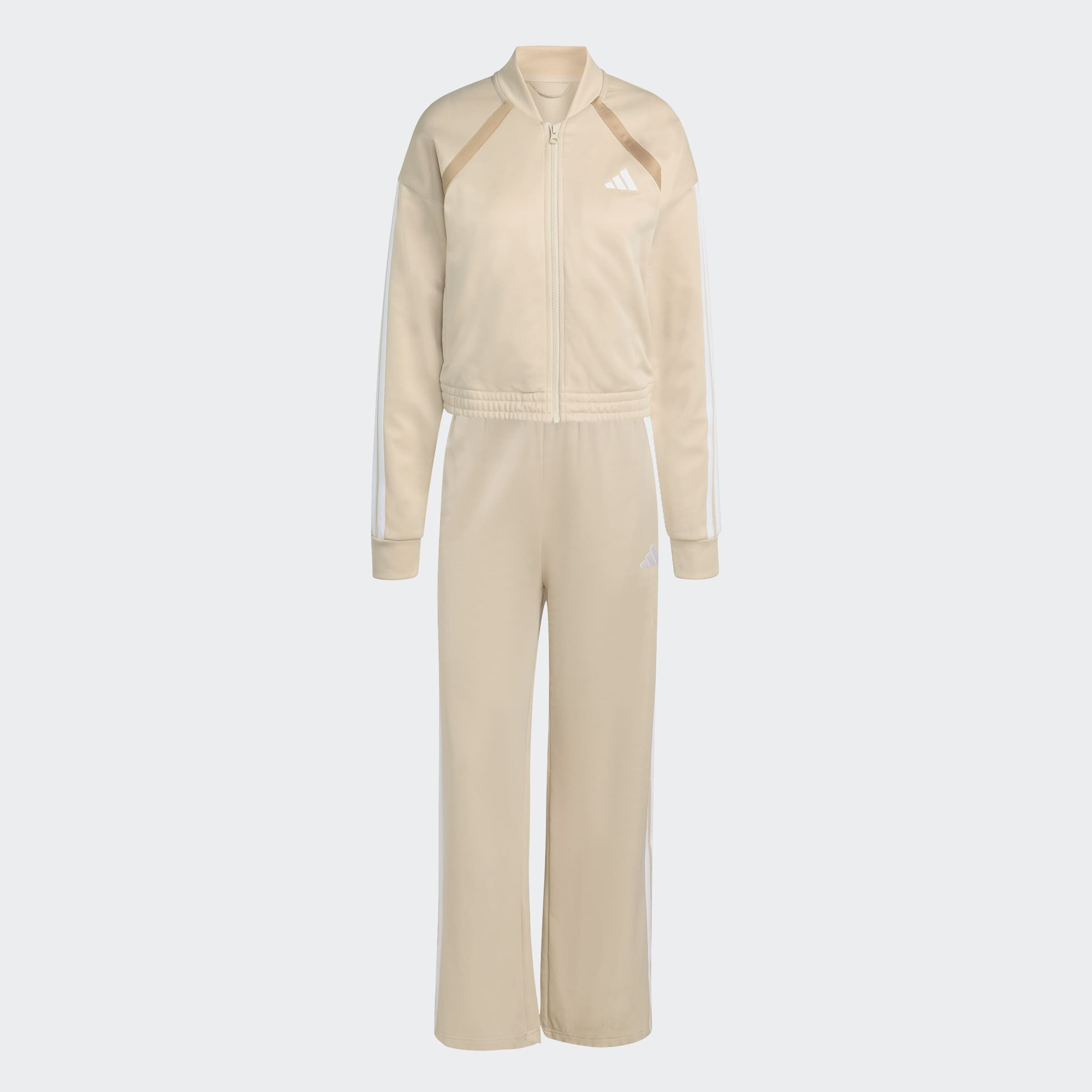 adidas Sportswear Trainingsanzug TEAMSPORT (2-tlg), Jacke schmal geschnitten; Hose regulär geschnitten, hoher Bund