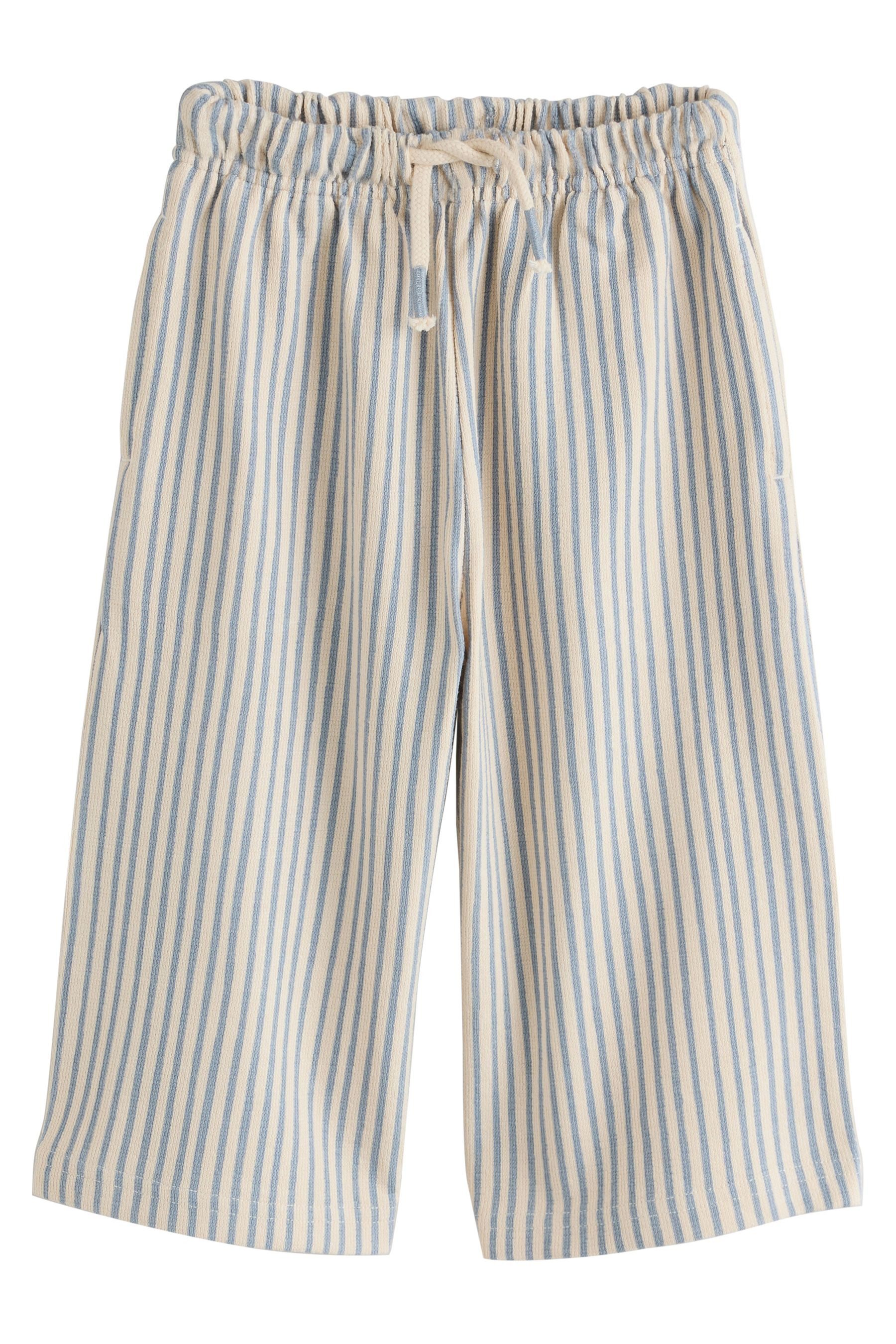 Next Jogginghose Strukturierte Jersey-Jogginghose mit weitem Bein (1-tlg)