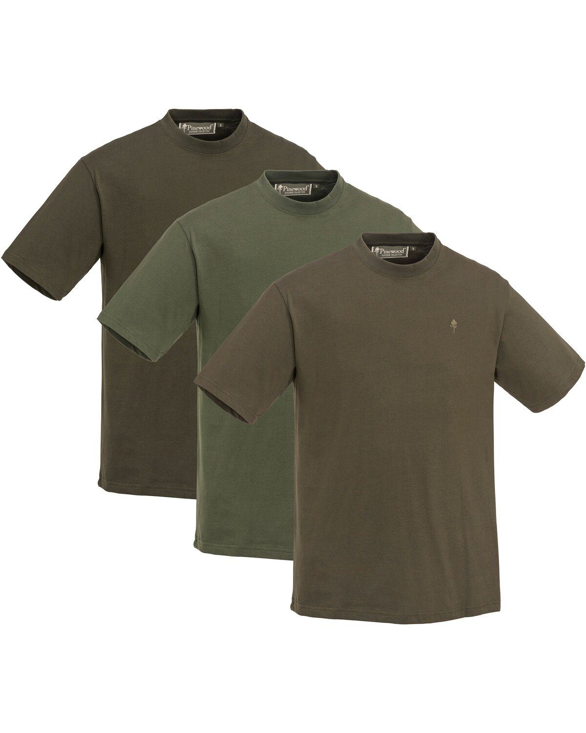 Pinewood T-Shirt T-Shirts, 3er-Pack