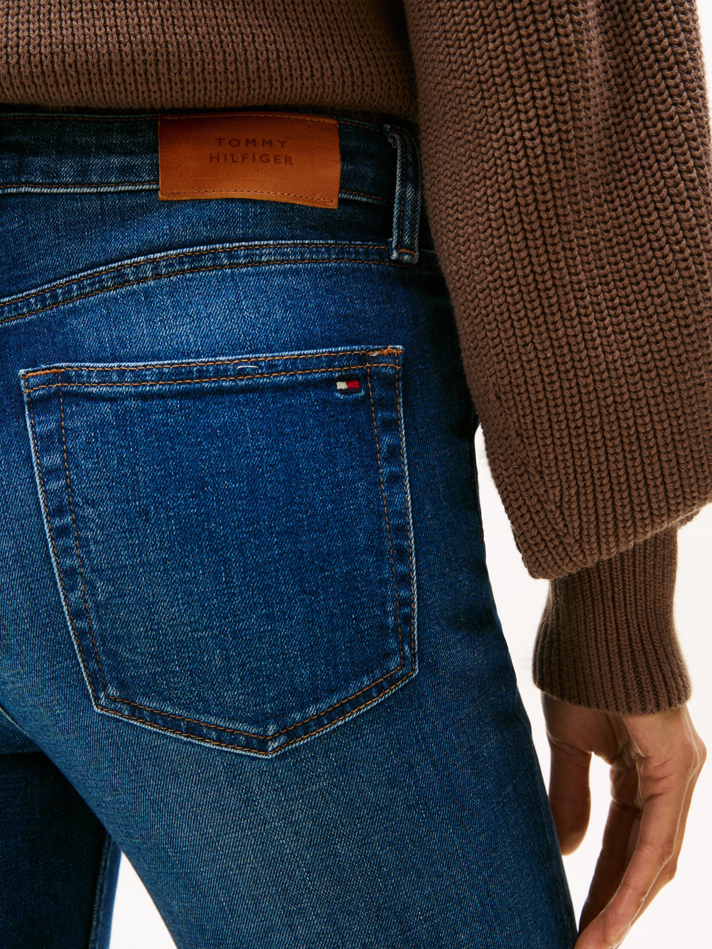 Tommy Hilfiger Slim-fit-Jeans DNM NEW DOREEN SLIM RW mit regulärer Leibhöhe, 5-Pocket-Stil