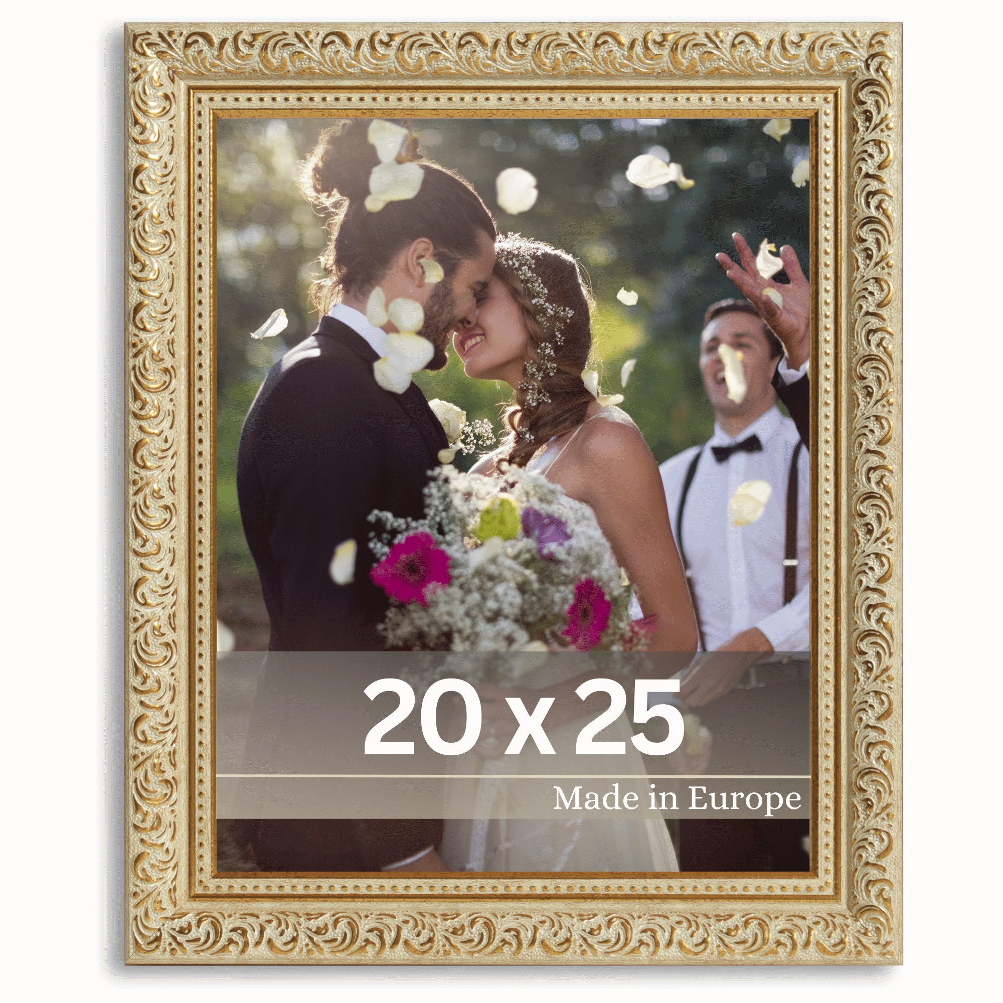 Victor (Zenith) Bilderrahmen Rubens, Bilderrahmen 20x25 cm Grün Gold, Bilde günstig online kaufen