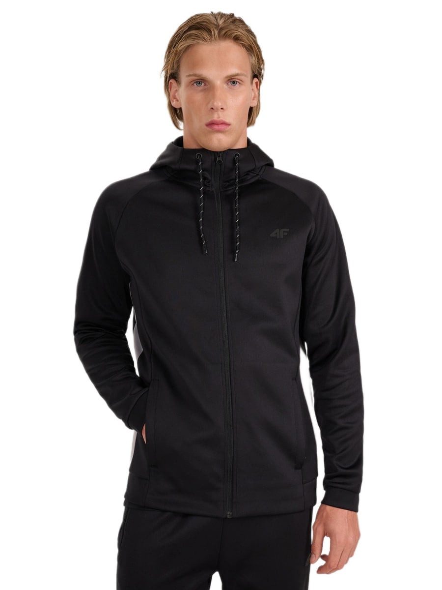 4F Trainingsjacke FNK M587 mit Kapuze (bequeme Passform, 4FDry-Technologie) schwarz