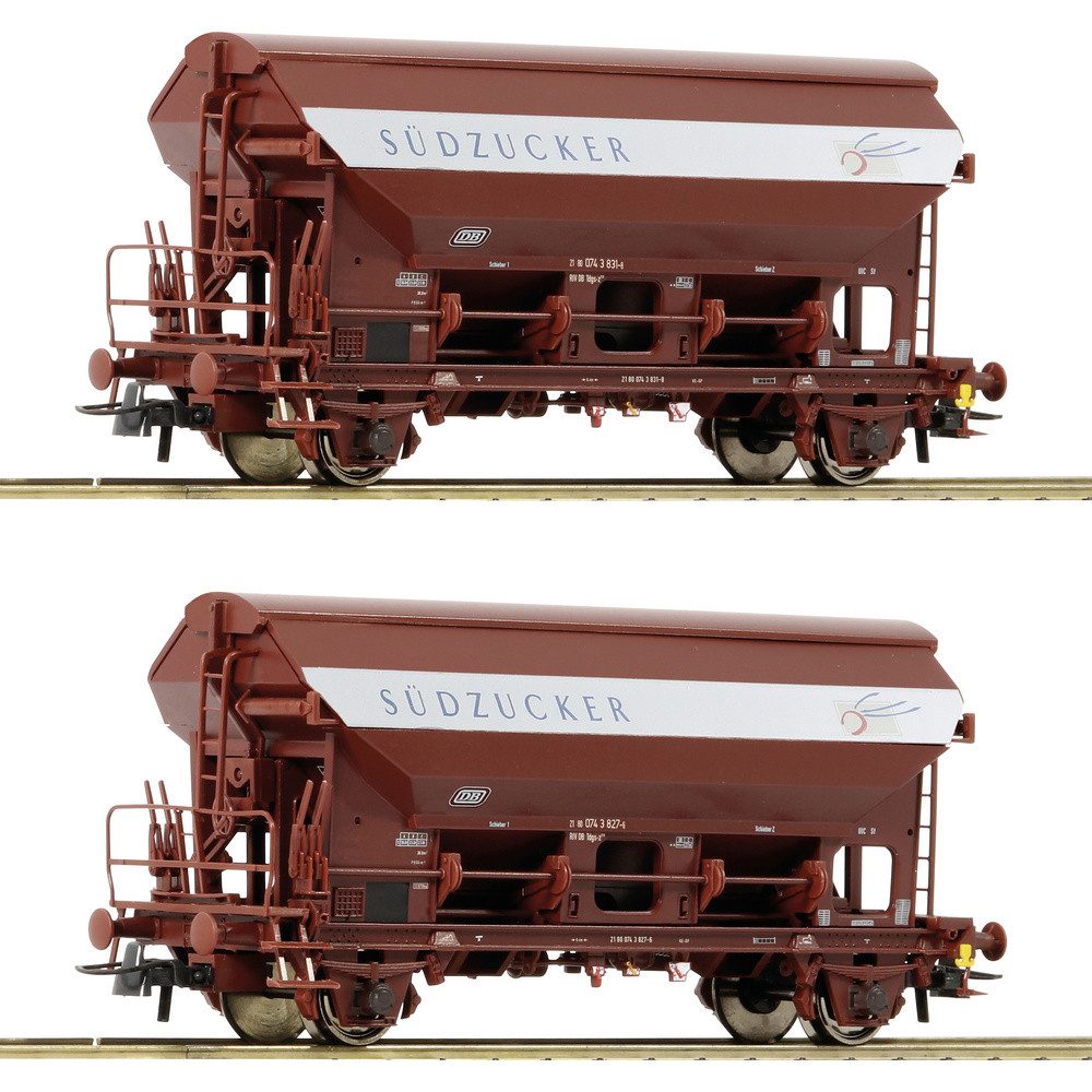 Güterwagen Roco 6600124 H0 2er-Set Schwenkdachwagen der DB