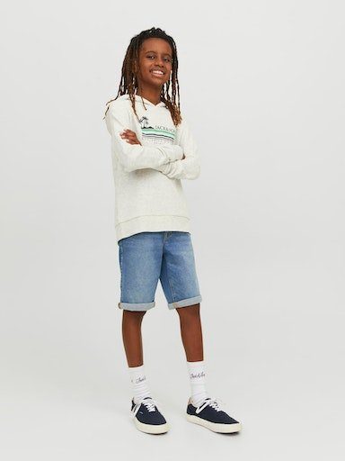 Jones MF SHORTS Jack Denim JJIRICK JNR 306 Shorts & Blue JJIORIGINAL Junior