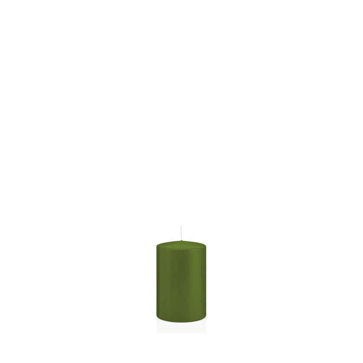 Wiedemann Kerzen Stumpenkerze Stumpenkerzen Olive Ø 38 x 60 mm, 24 Stück