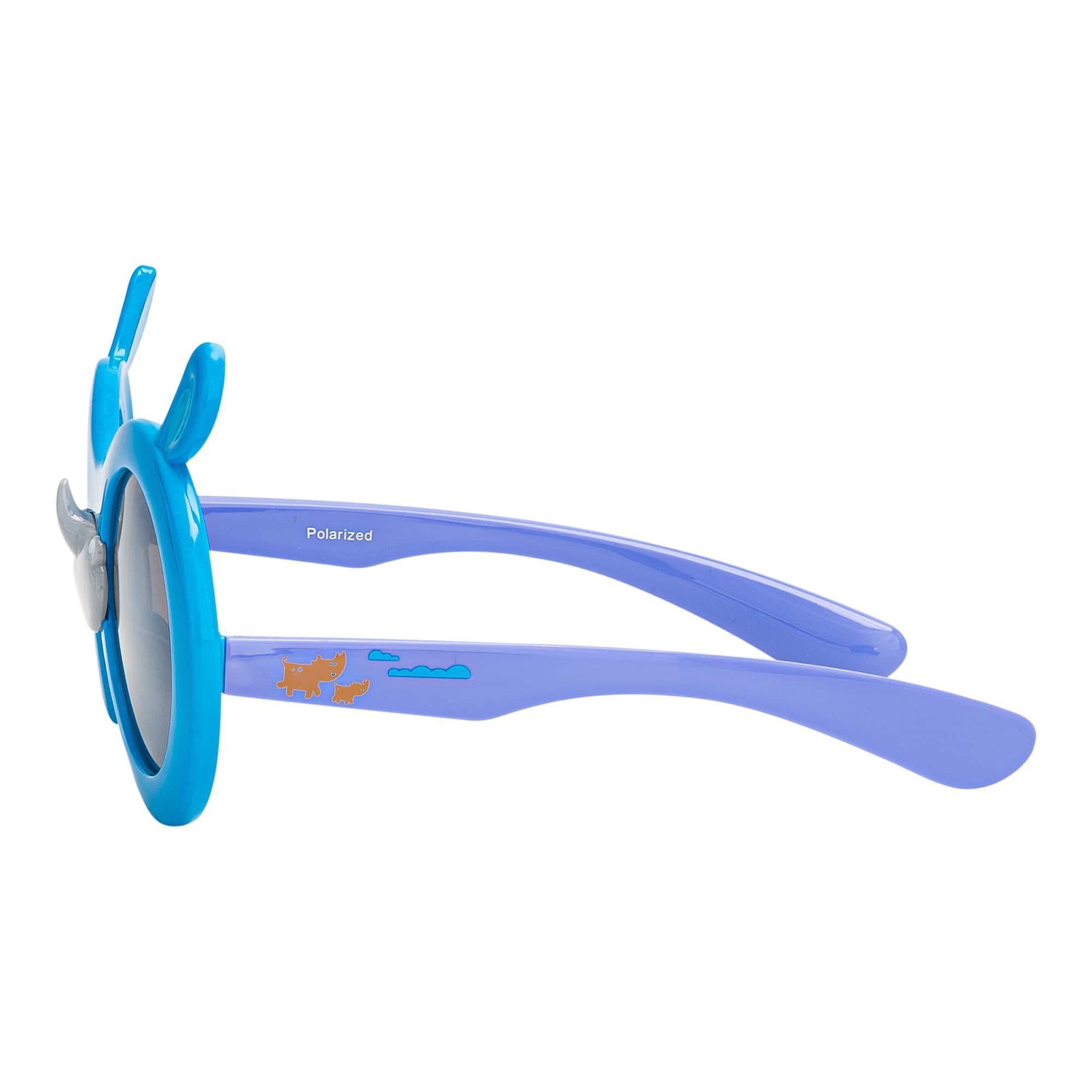 BEZLIT Eyewear Sonnenbrille Mädchen Kinder Sonnenbrille Nilpferd Motiv (1-St) mit polarisierten Linsen