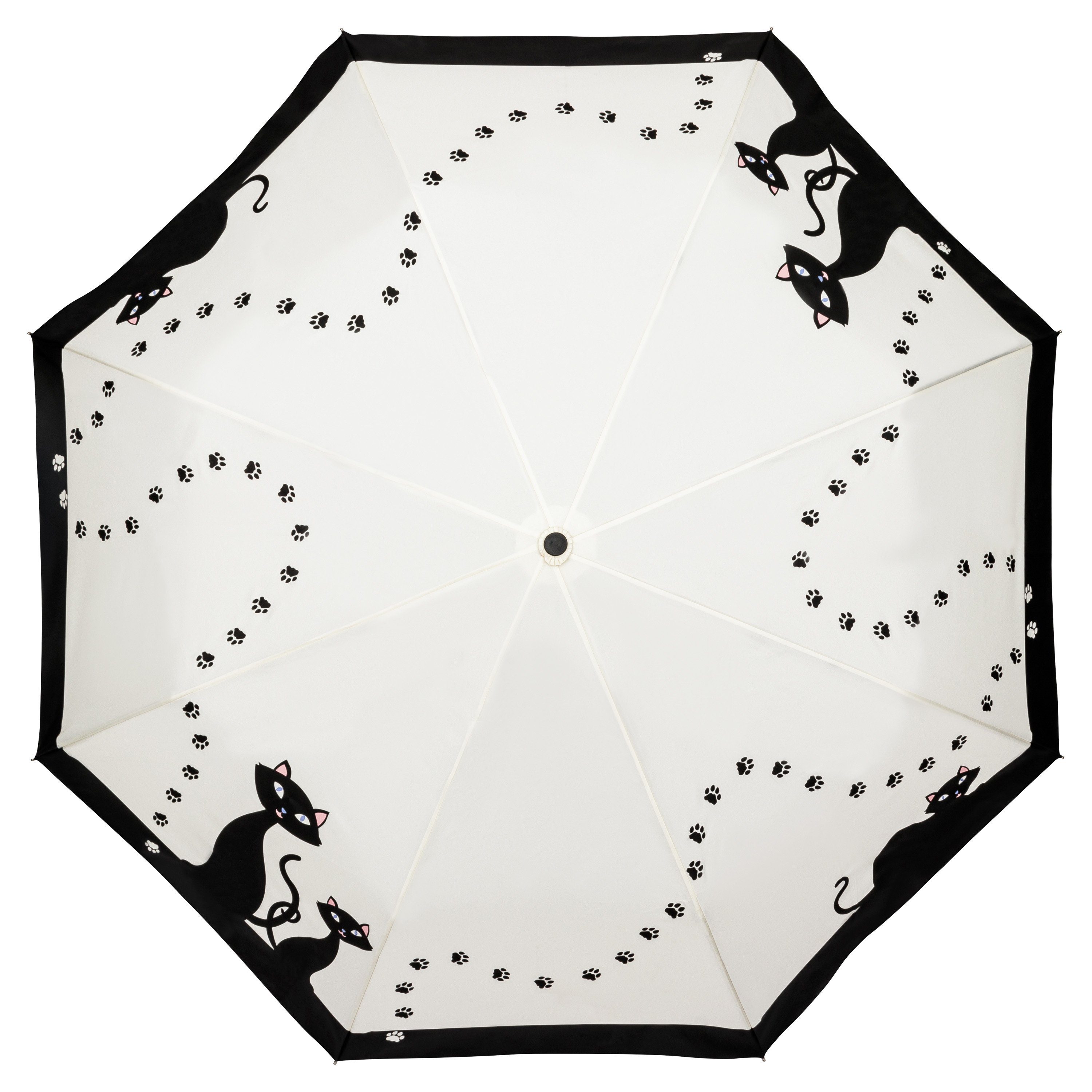 von Lilienfeld Taschenregenschirm Motivschirm Schwarze Katzen Kätzchen Auf- günstig online kaufen