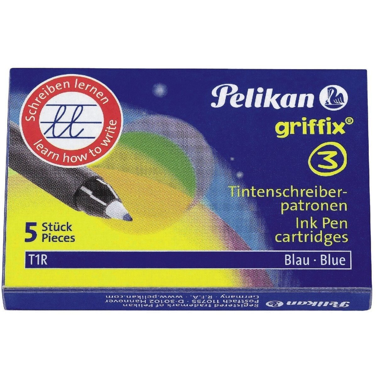 Pelikan Füllhalter Patronen griffix blau VE=5 Stück