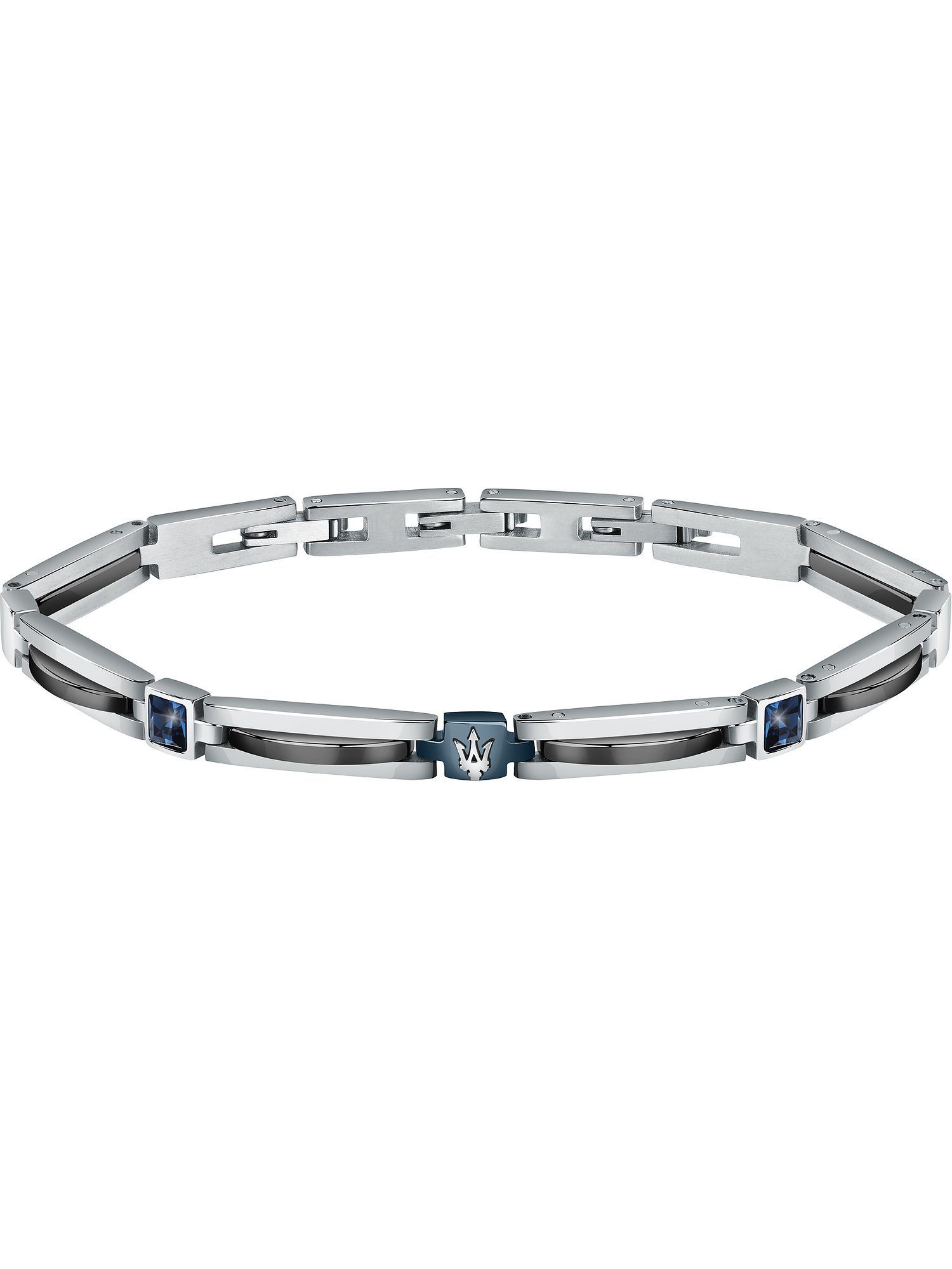 MASERATI Edelstahlarmband Maserati Herren-Armband Edelstahl Kristall günstig online kaufen
