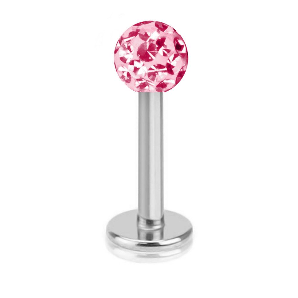 viva-adorno Piercing-Set Lippenpiercing Multi Kristall Epoxy Zirkonia Ferid günstig online kaufen