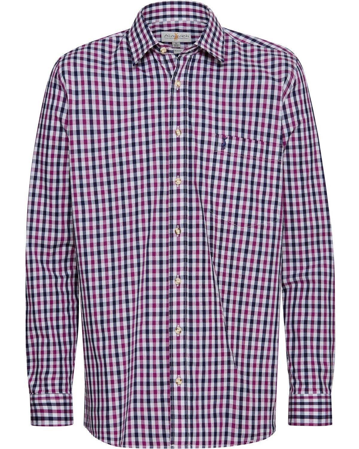 Almsach Trachtenhemd Karohemd