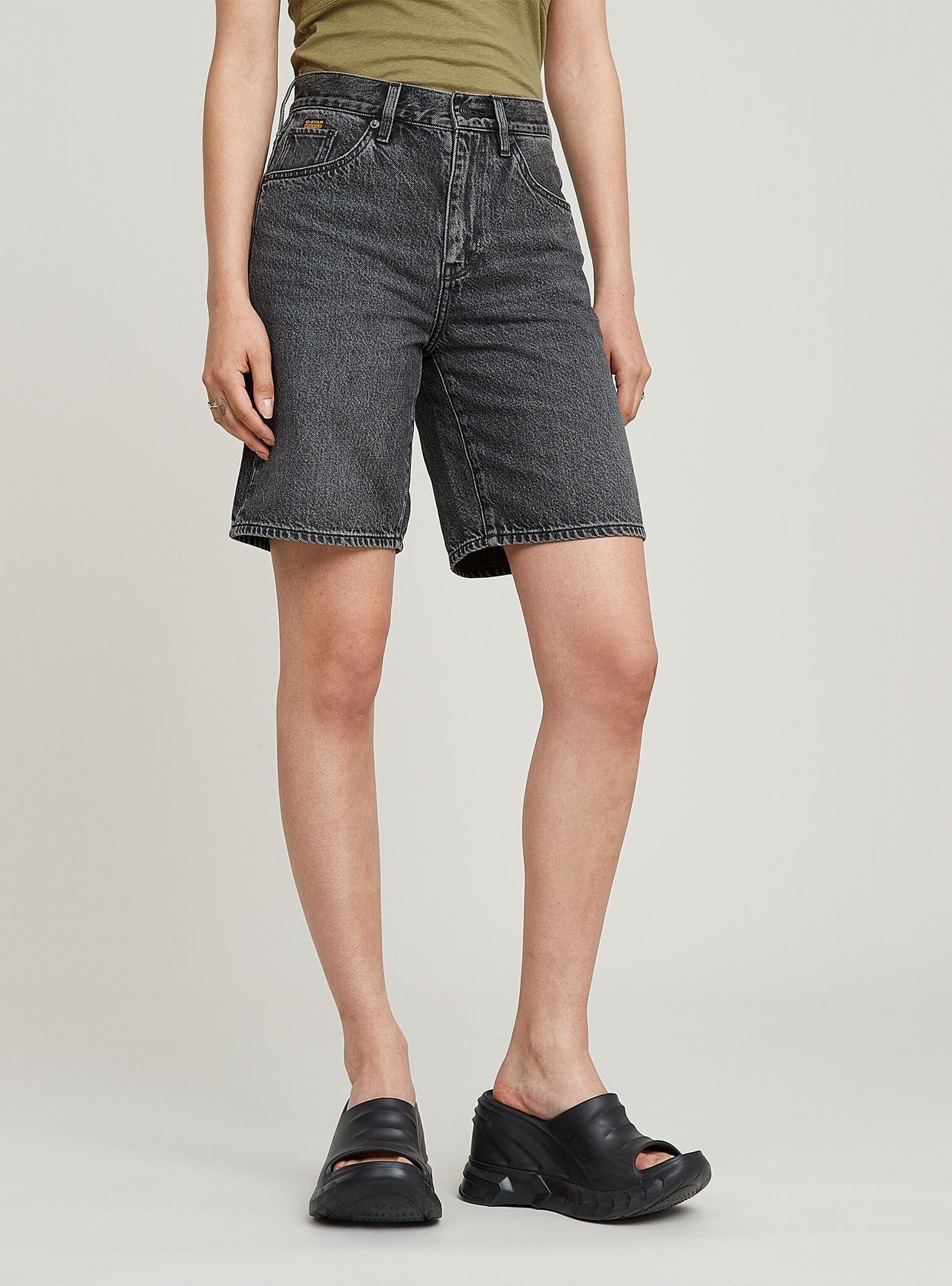 G-STAR Shorts Viktoria Bermuda Shorts Clean Edge günstig online kaufen