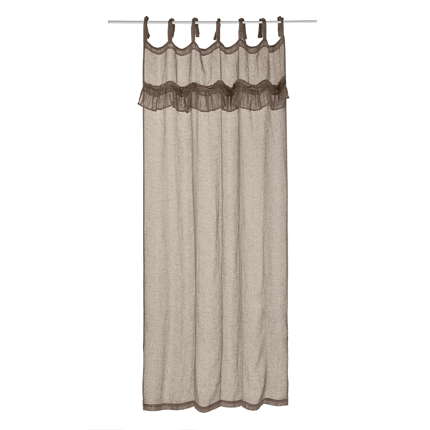 Mirabeau Vorhang Gardine Tousia braun günstig online kaufen