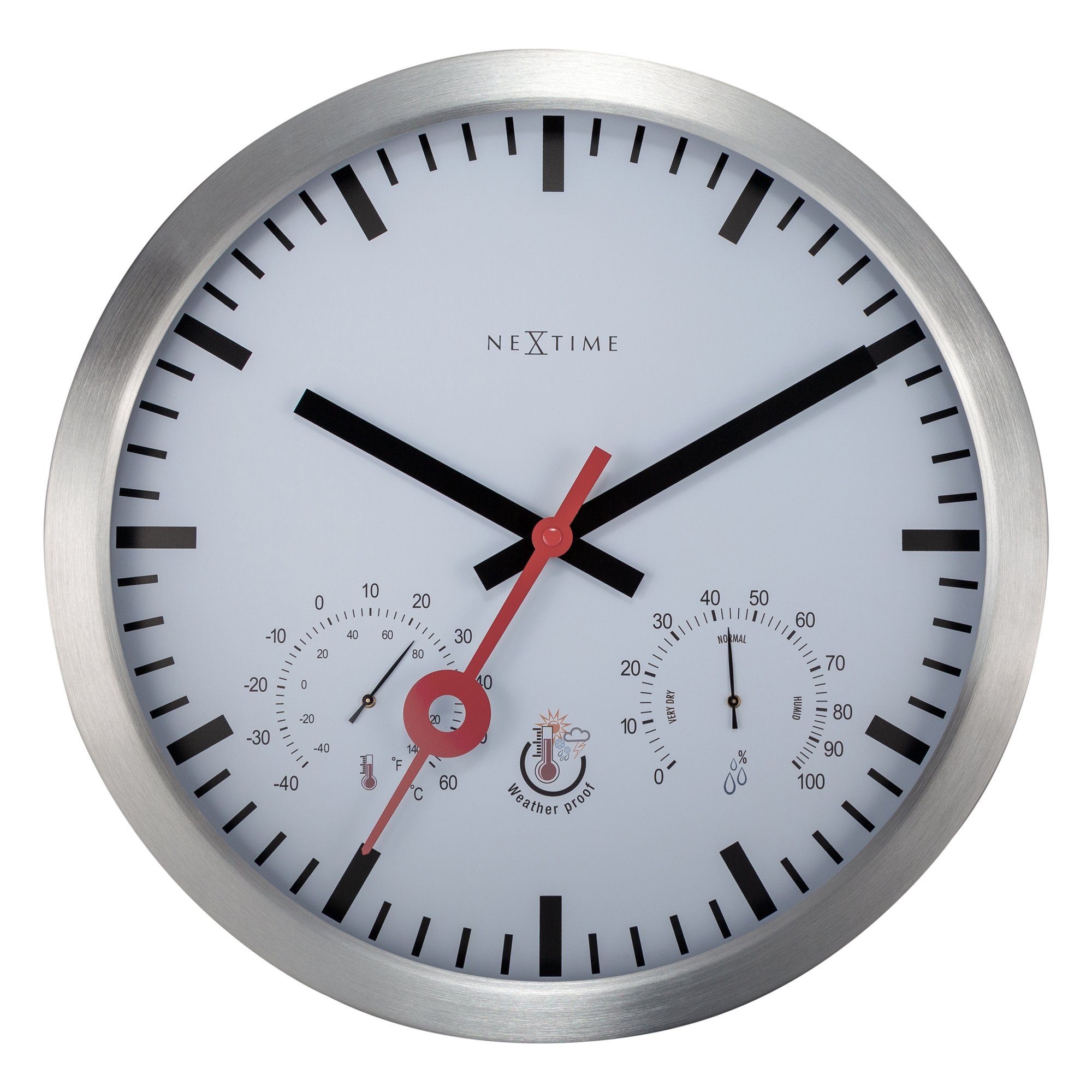 NEXTIME Wanduhr 4307 (für den Außenbereich)