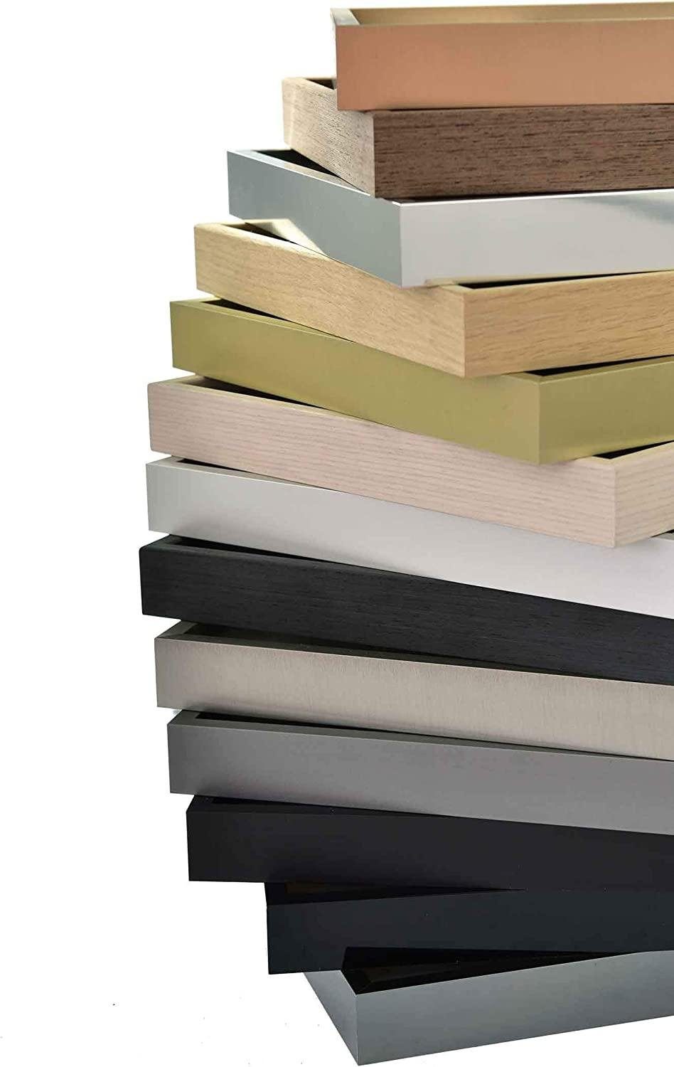 nielsen Bilderrahmen 1634250 Alu Alpha schwarz matt 18x24cm