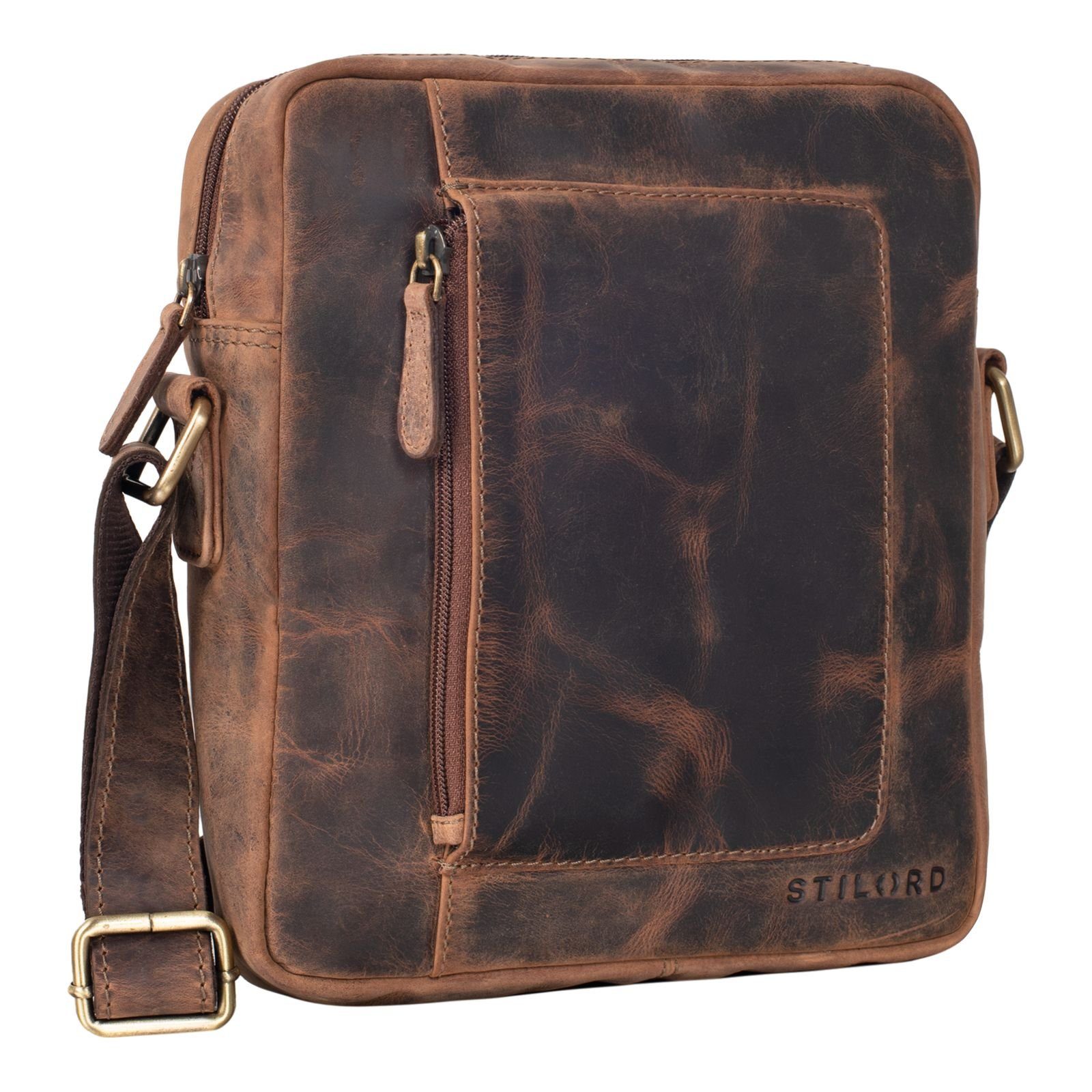 STILORD Schultertasche "Ashton" Herren Leder Tasche günstig online kaufen