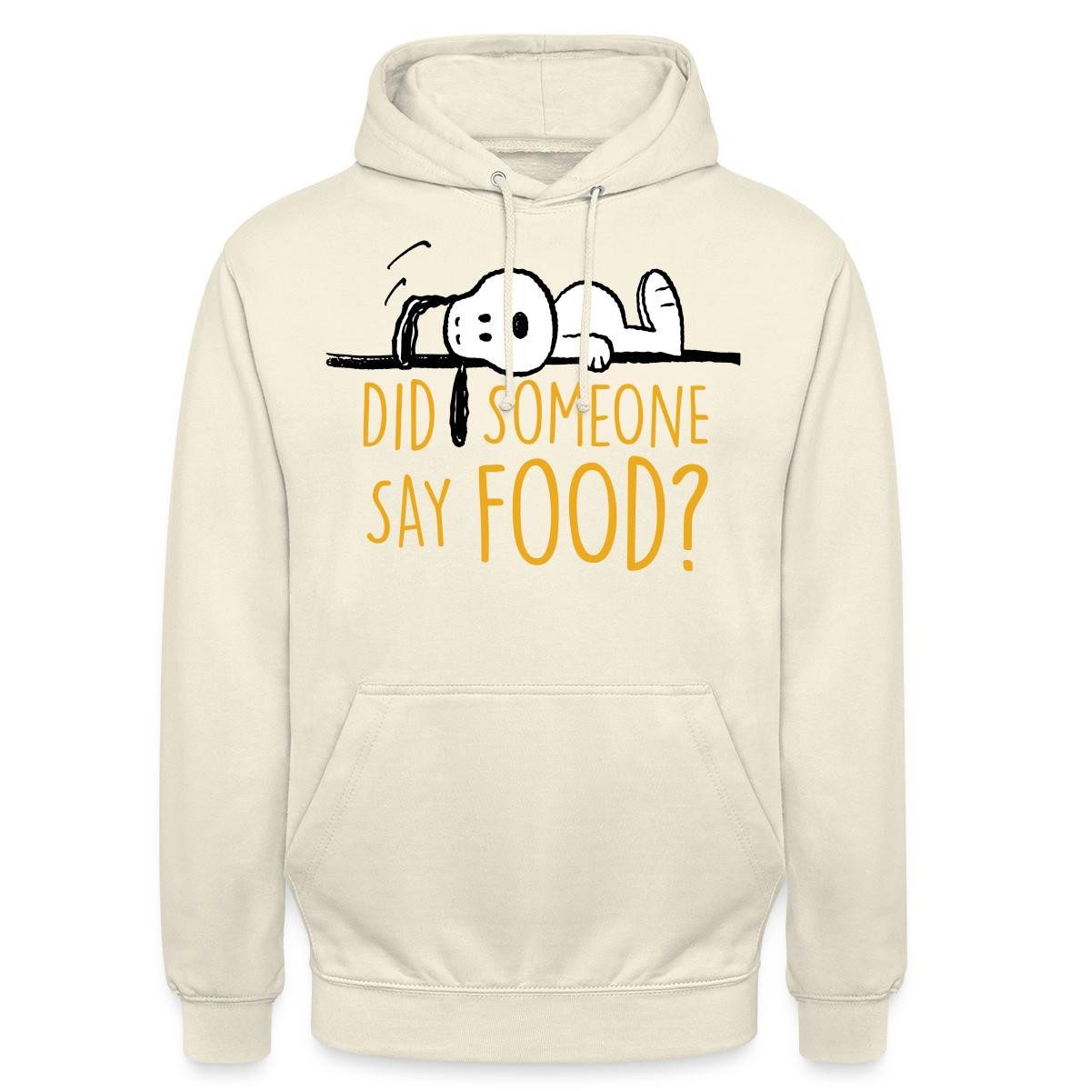 Spreadshirt Hoodie Peanuts Snoopy Ich Hab Hunger Lustiger Spruch Unisex Hoodie (1-tlg)