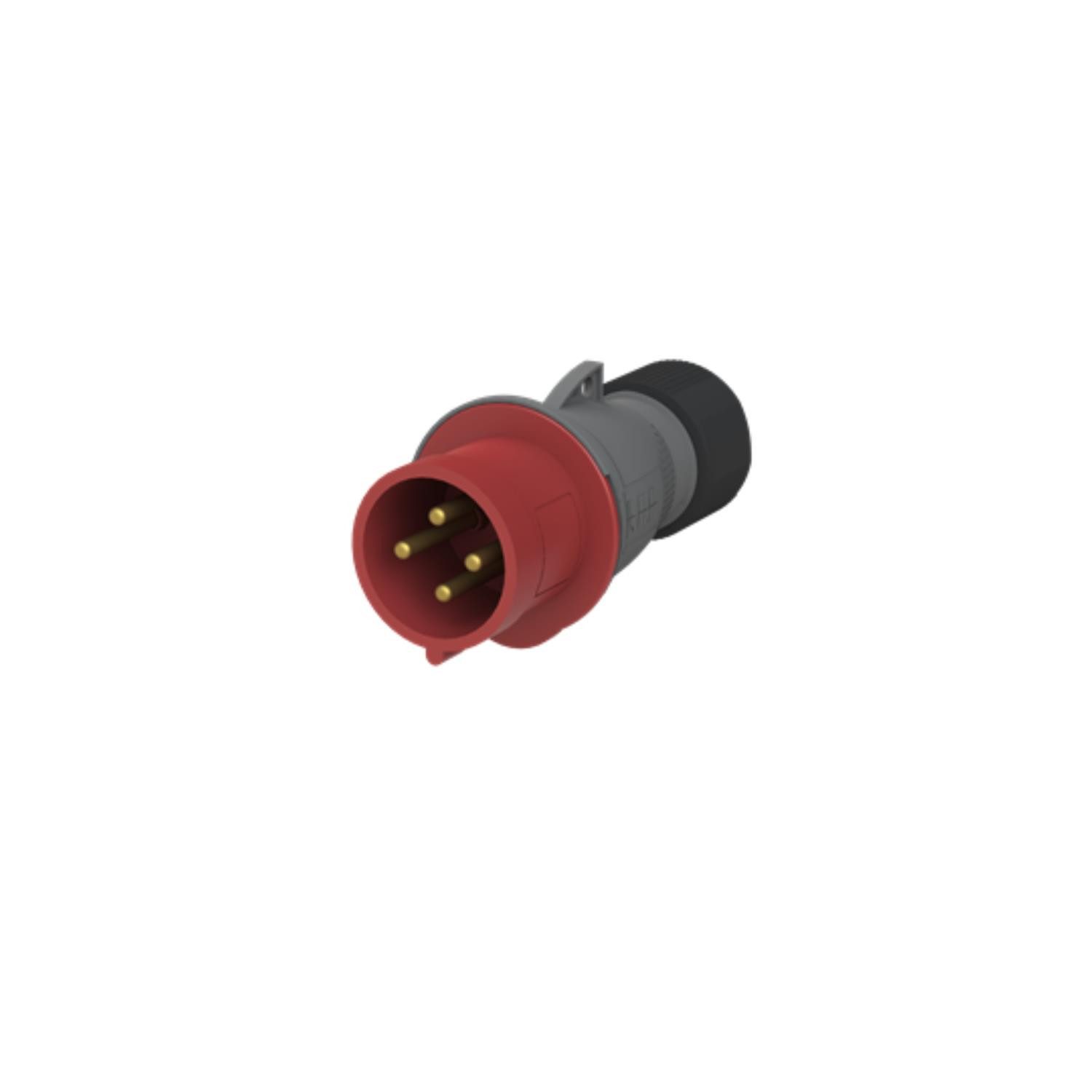 Amphenol CEE-Stecker Titel:32 Ampere CEE Steckverbinder 4-polig (3P+PE) Stift, Kodierung 6, (CEE Stromverteiler)
