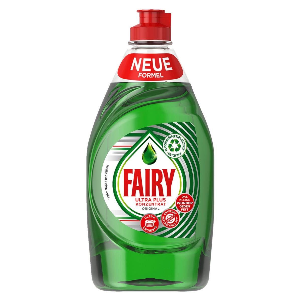 Fairy Fairy Spülmittel Ultra Konzentrat Original 450ml - Gegen Fett (1er Pac Geschirrspülmittel
