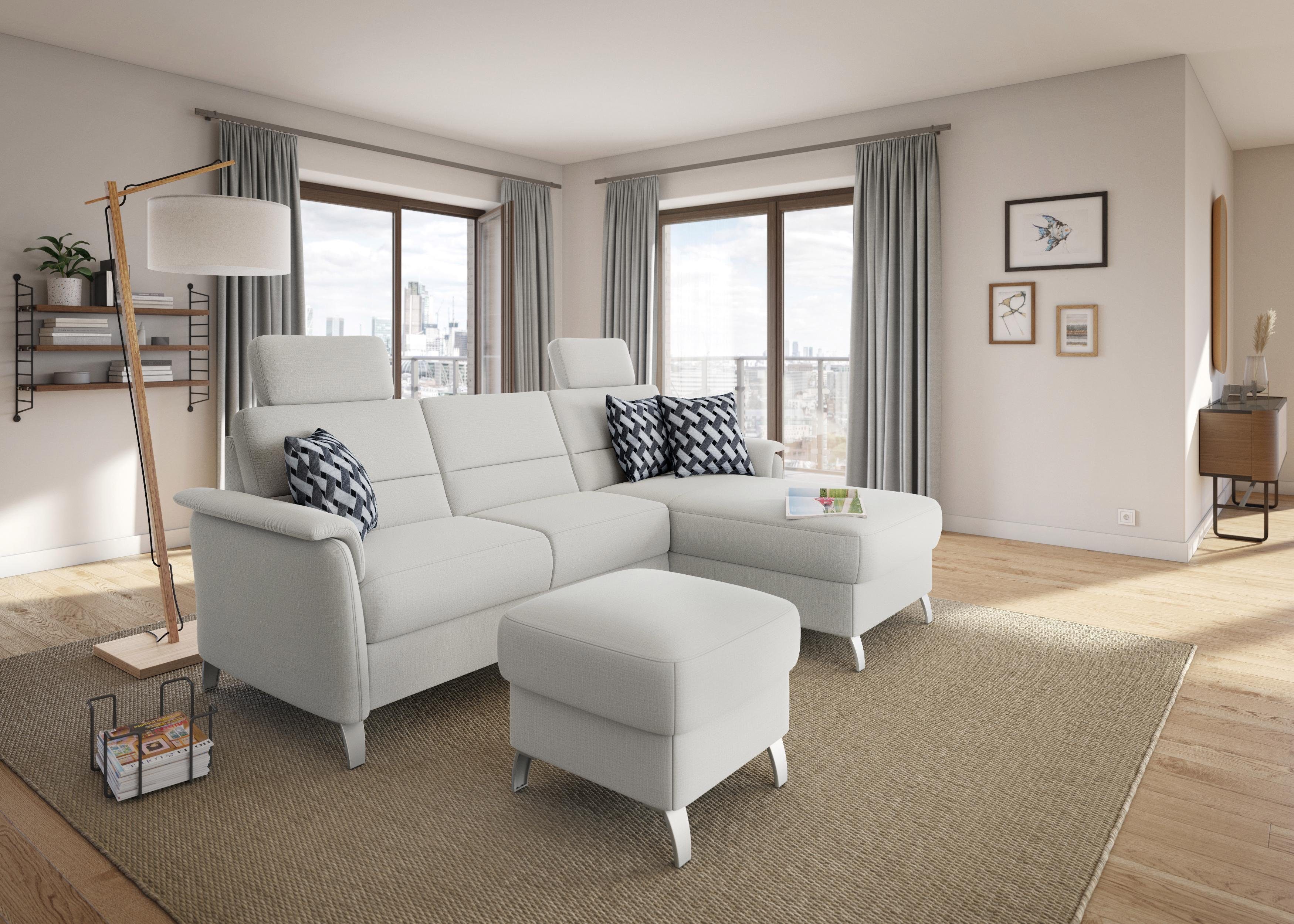 sit&more Ecksofa "Palmera L-Form", Federkern, wahlweise mit Bettfunktion un günstig online kaufen