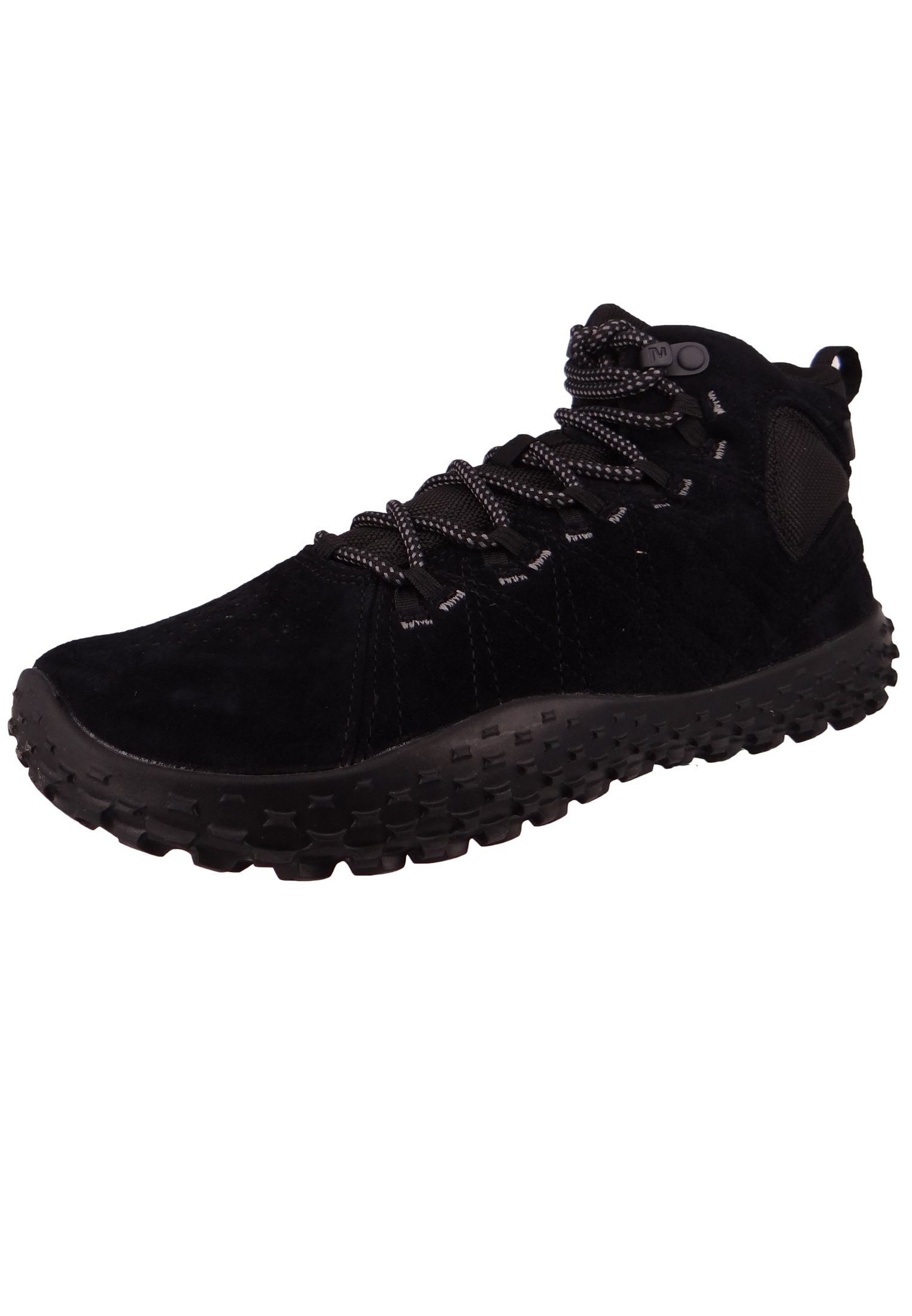 Merrell J037751 Wrapt Hiker HI Barefoot Black/Black Schnürschuh