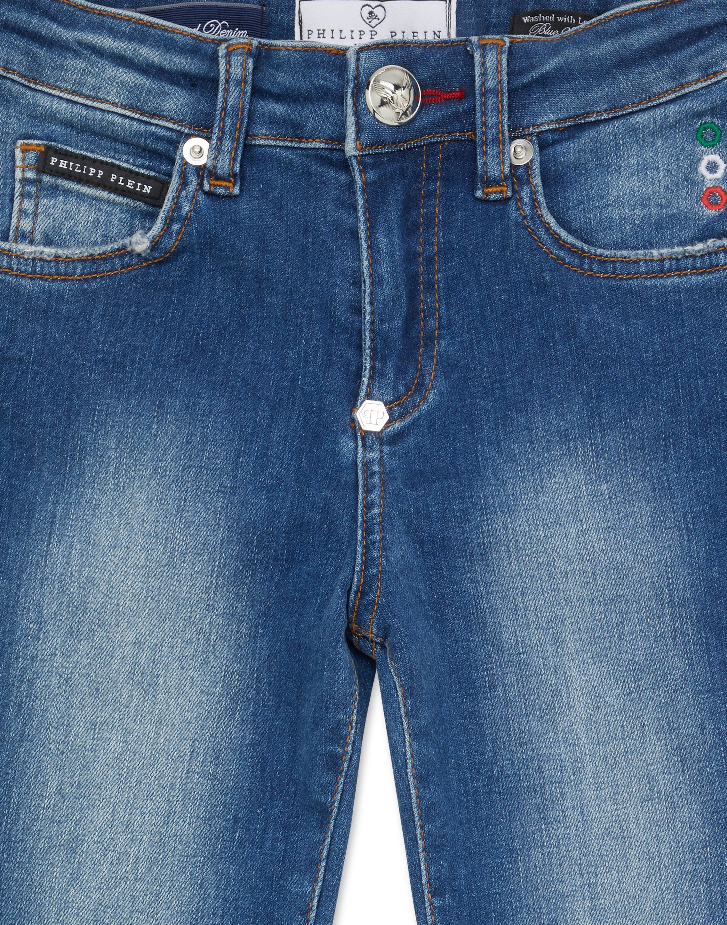 PHILIPP PLEIN 7/8-Hose Skinny Fit
