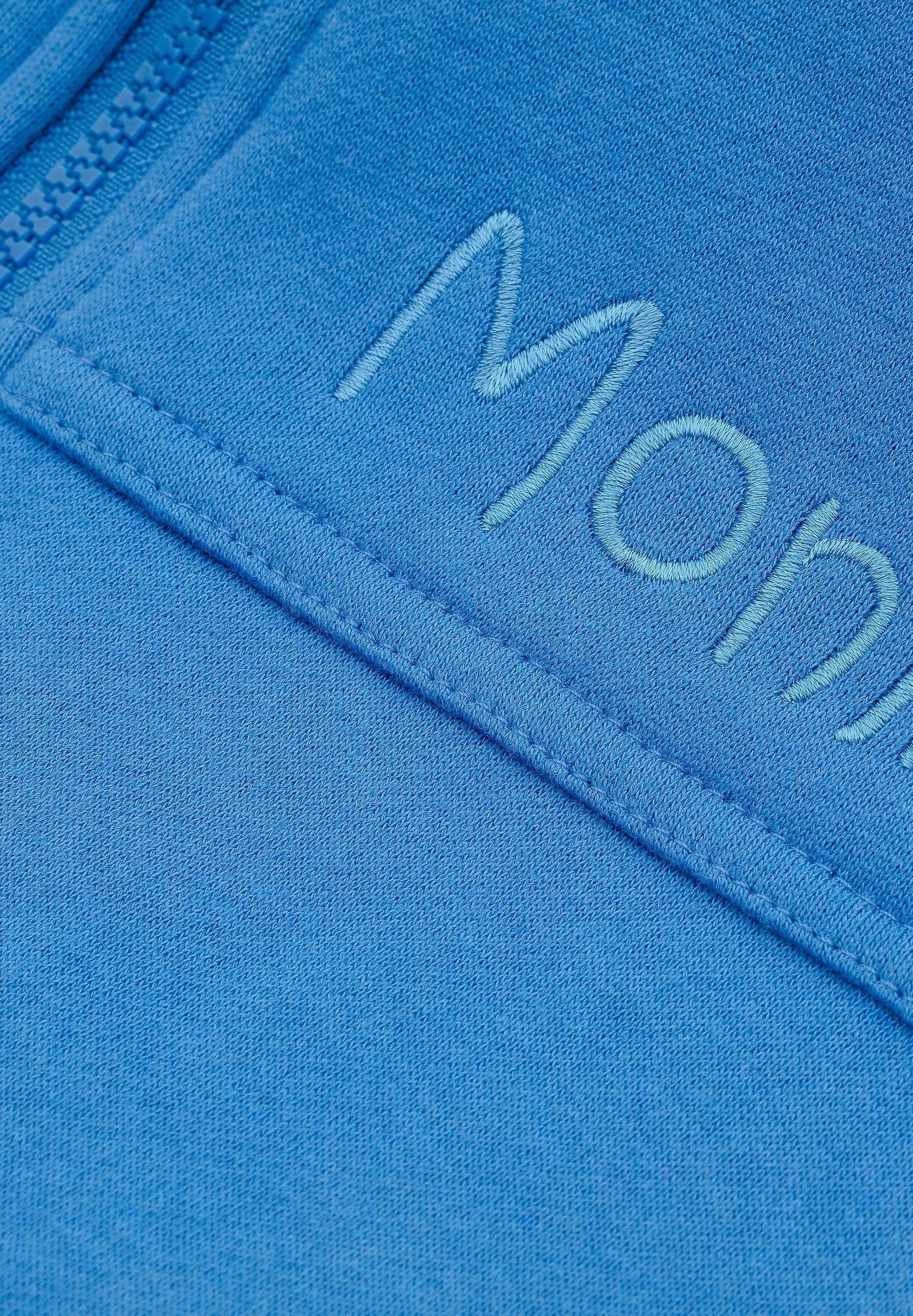 Moniz Jumpsuit aus kuschelig weichem Material blau