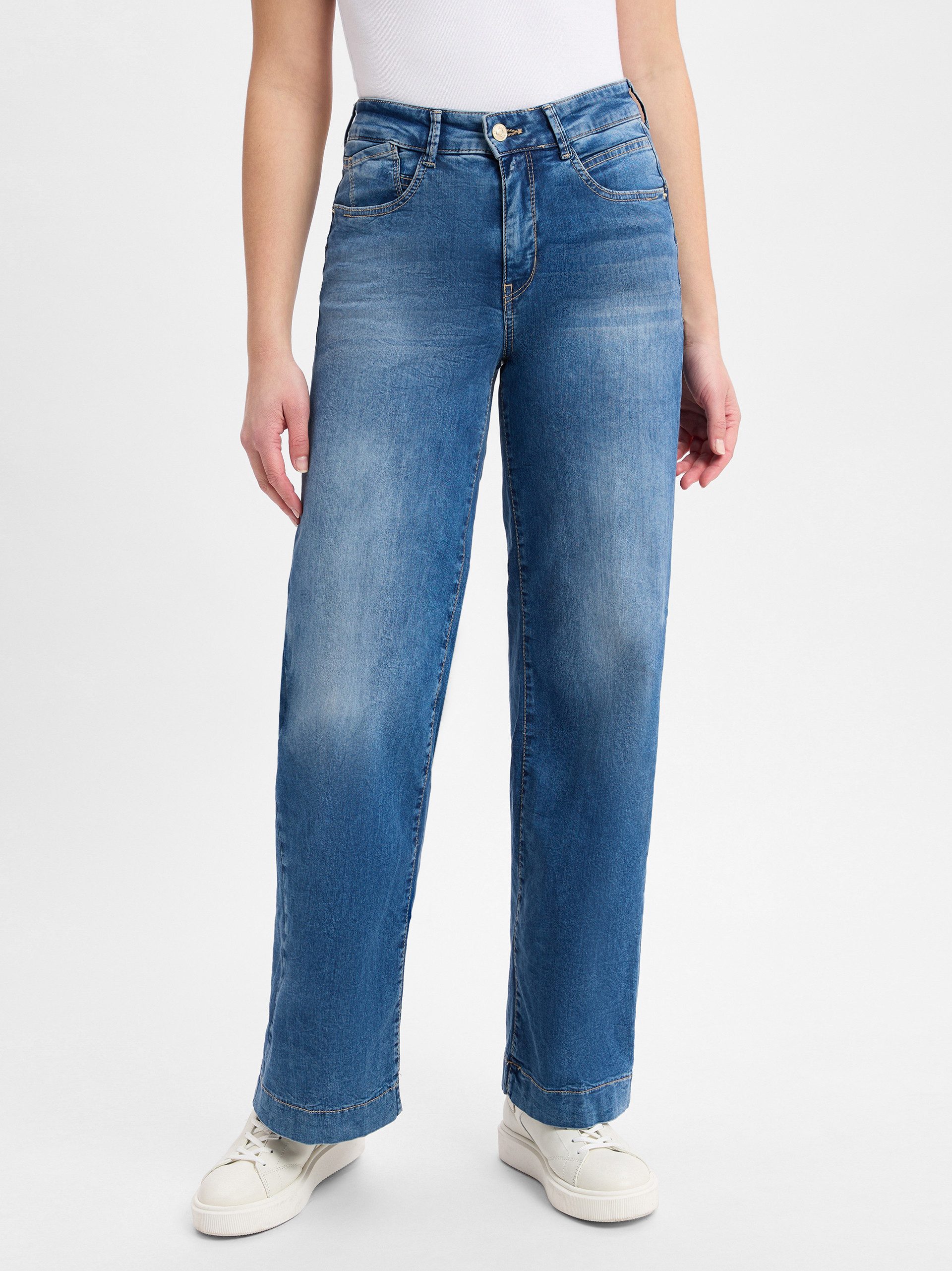 Straight-Jeans Rich Palazzo