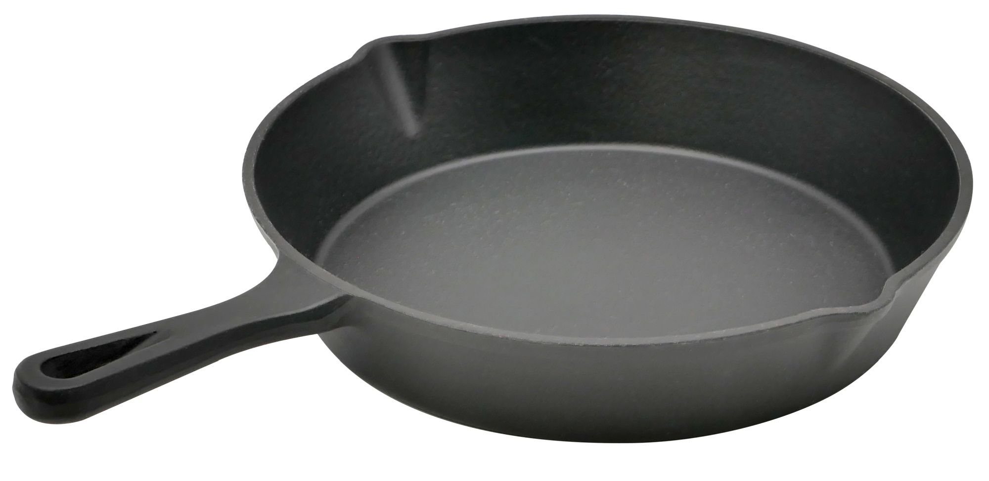 Steuber Grillpfanne, Grillpfanne Gusseisen, Durchmesser 24 cm, Brat- & Servierpfanne