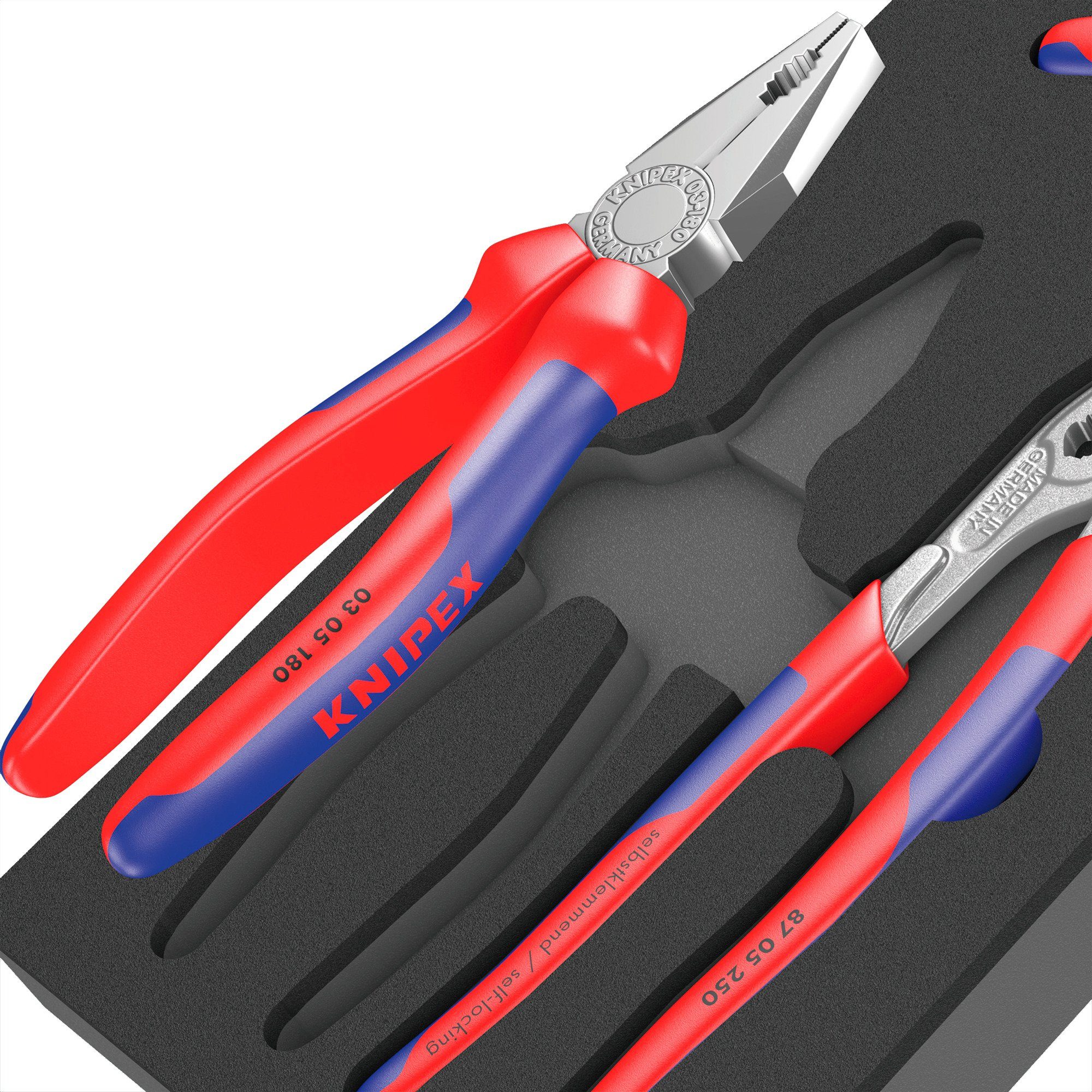 Wera Zangenset Wera 9780 Schaumstoffeinlage KNIPEX Zangen-Set 1