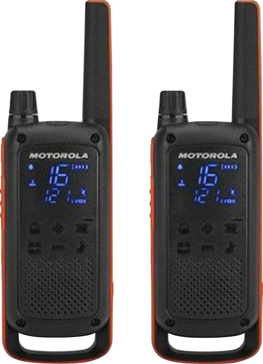 Motorola Funkgerät Funkgerät TALKABOUT T82, Bis zu 10 km Reichweite (kann  je nach Gelände und Bedingungen varieren)