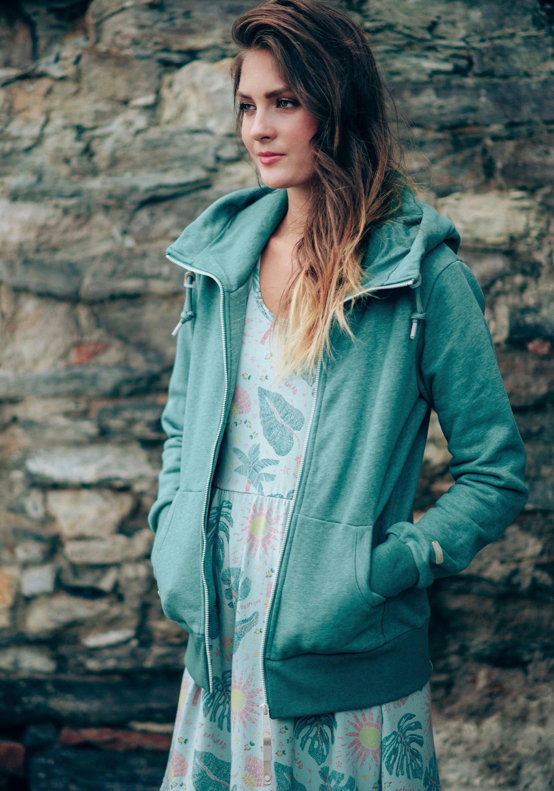 Ragwear Shirtkleid WAYVERLY mit floralem und günstig online kaufen