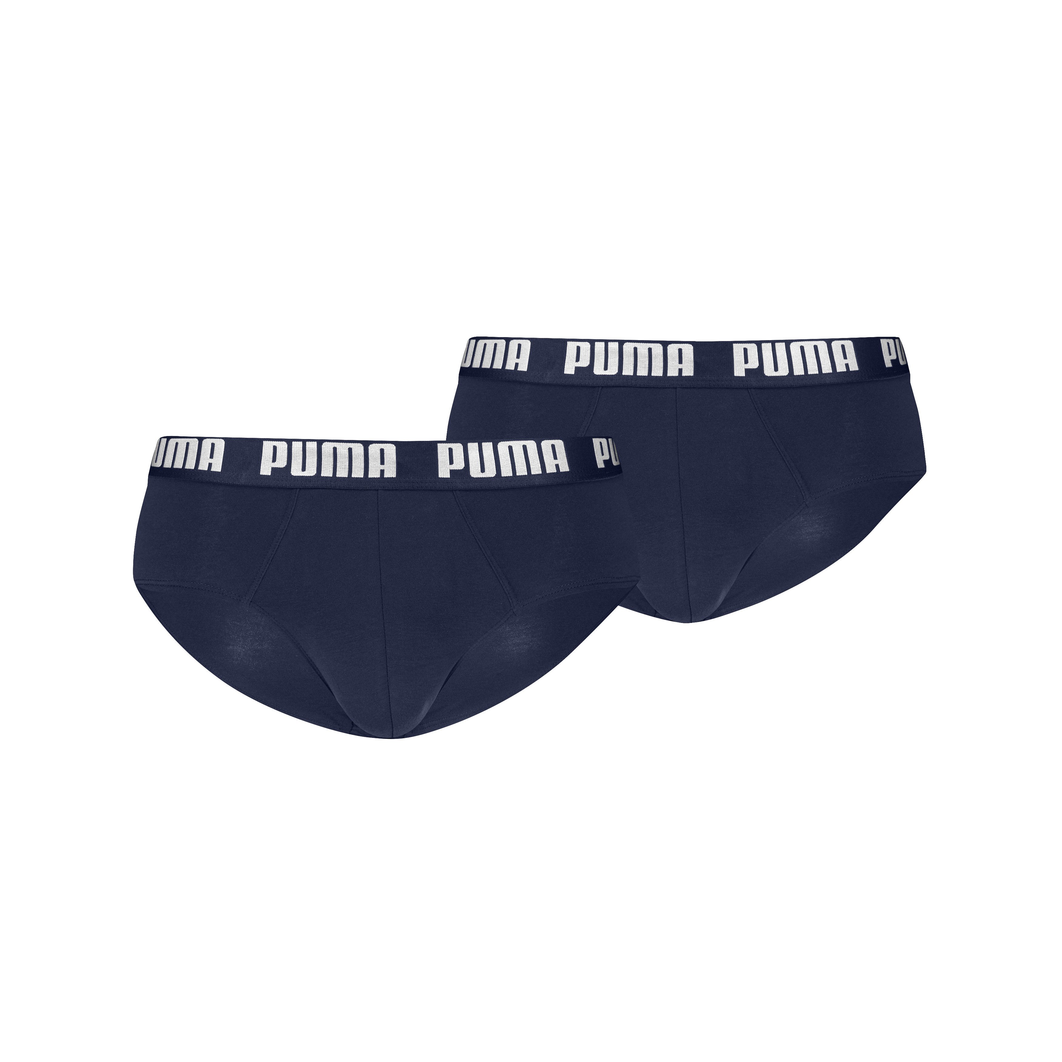 PUMA Slip PUMA MEN EVERYDAY BRIEFS (2er Pack) mit Logobund