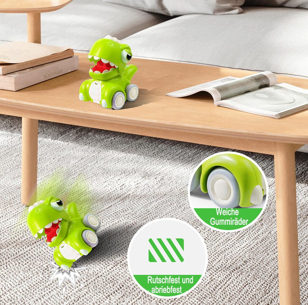 CLTYQ Spielzeug-Auto Dinosaurier Press to Go Auto Spielzeug für Kleinkinder günstig online kaufen