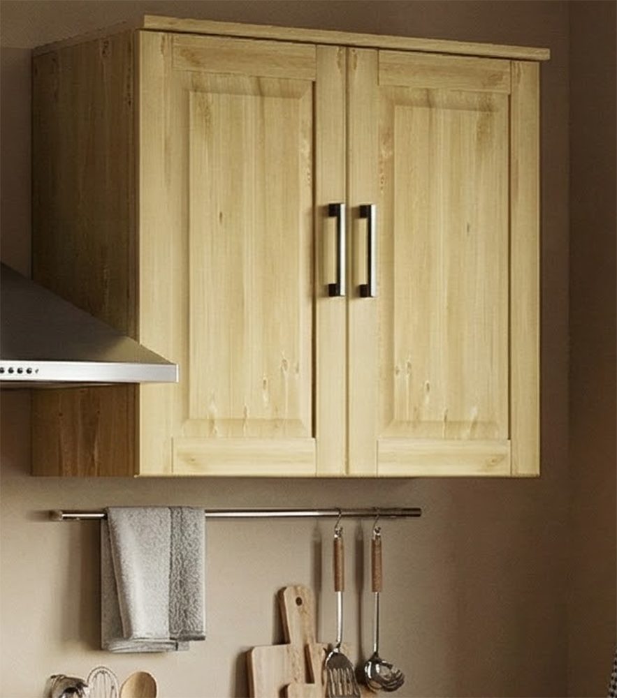 Home affaire Hängeschrank Meliss aus massiver Kiefer, Breite 80 cm, Soft-Colse-Funktion