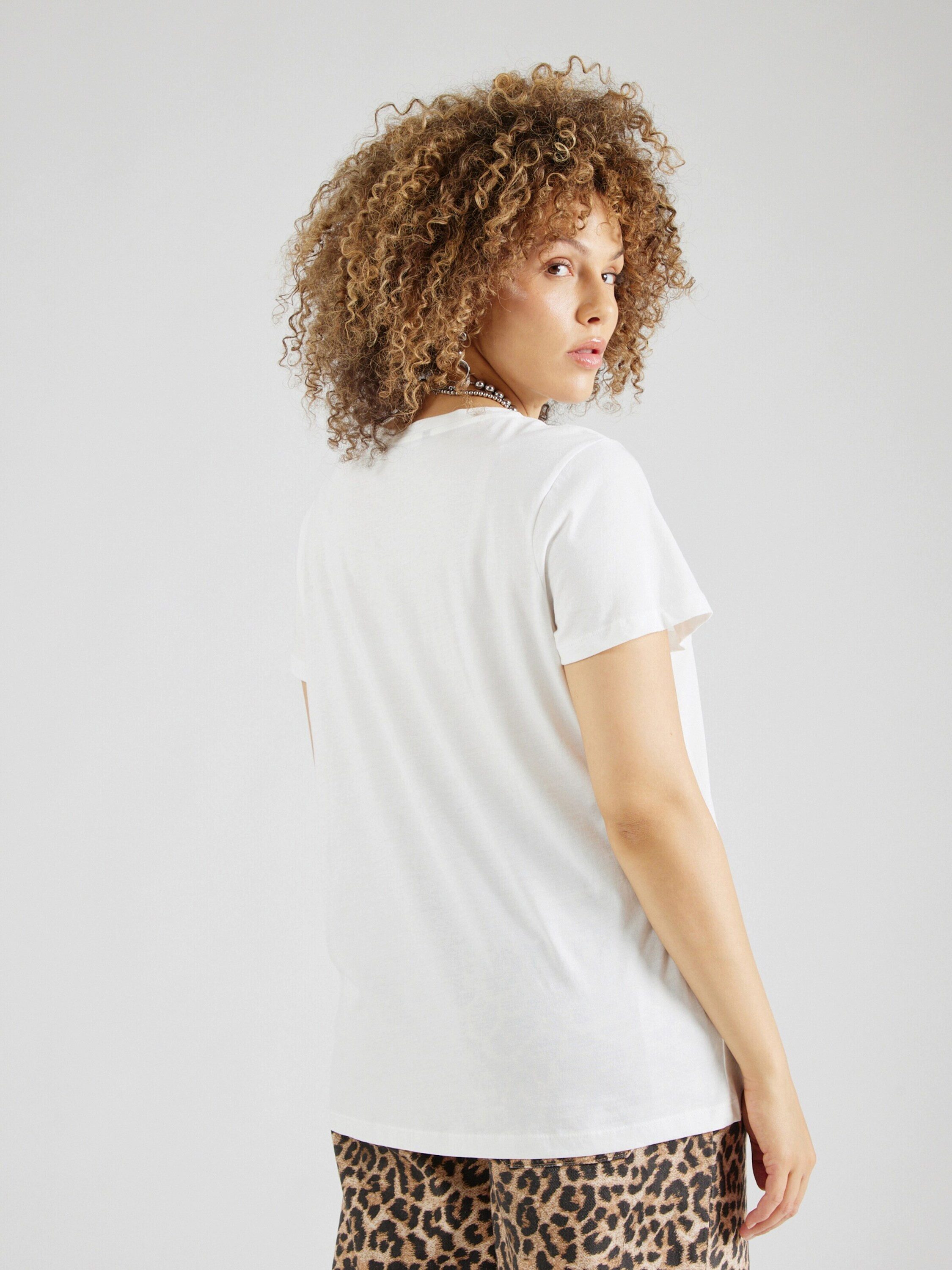 Vero Moda Curve T-Shirt VMMILLA (1-tlg) Plain/ohne Details
