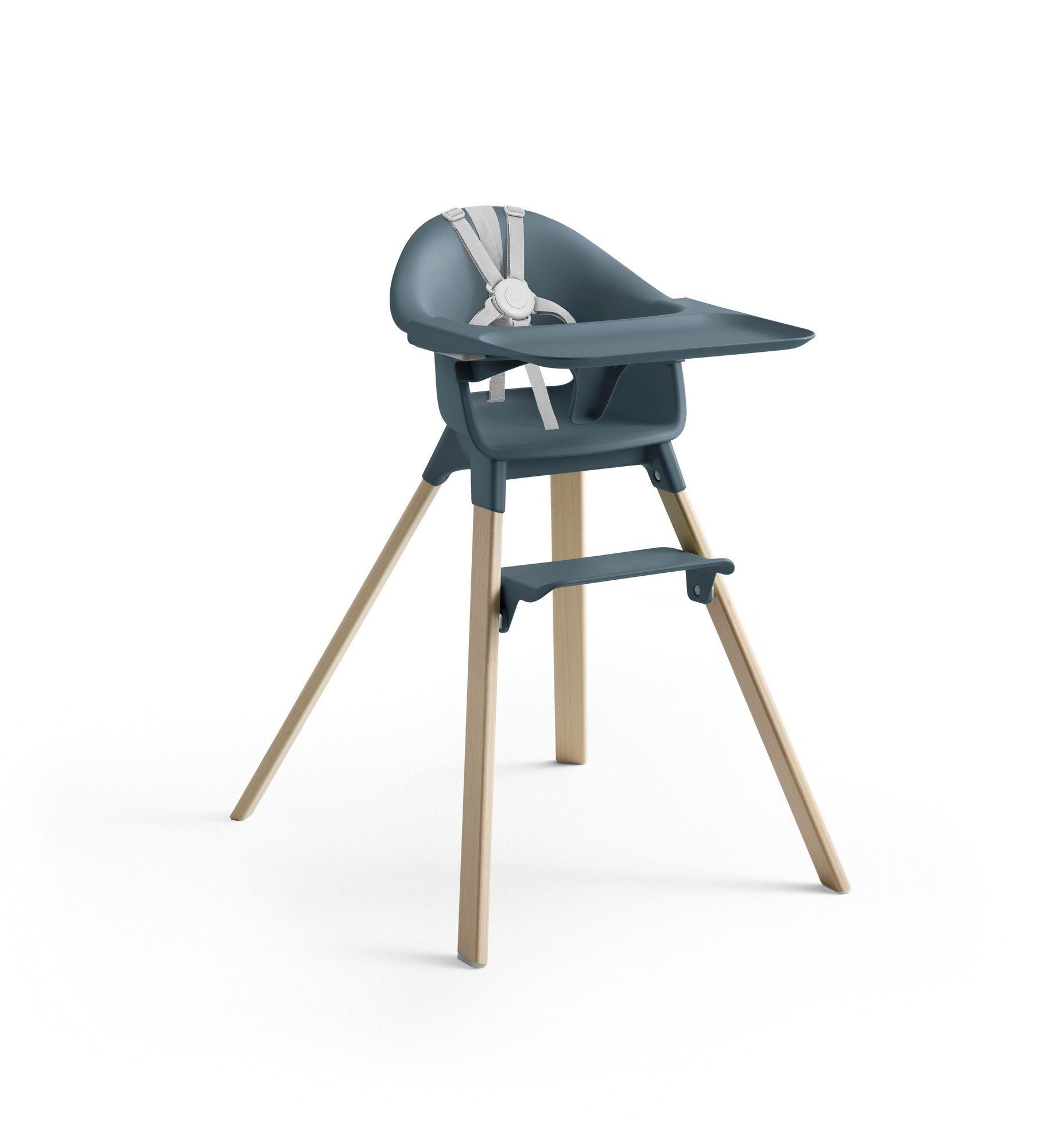 6 Mahlzeiten Clikk™ kinderleichte Monate Stokke Fjord Blue Kinderhochstuhl für Hochstuhl Der ab