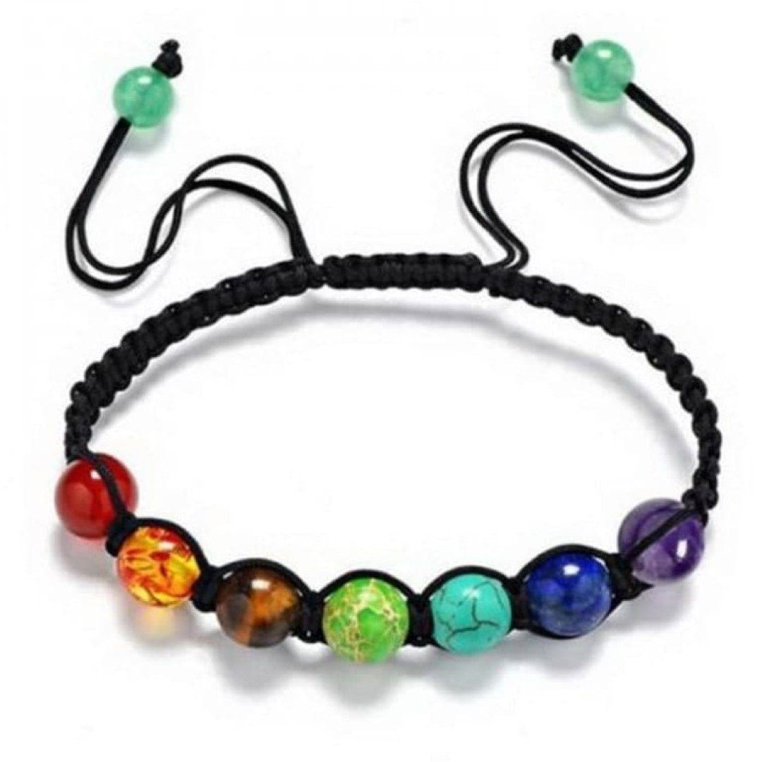 Saraswati Armband Armband Baumwolle, Chakra Edelsteine, günstig online kaufen
