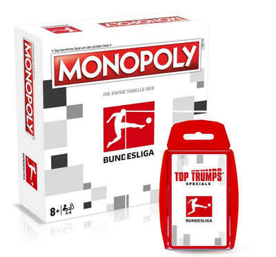 Winning Moves Spiel, »Monopoly - Bundesliga & Top Trumps Bundesliga Brettspiel Gesellschaftsspiel Partyspiel«