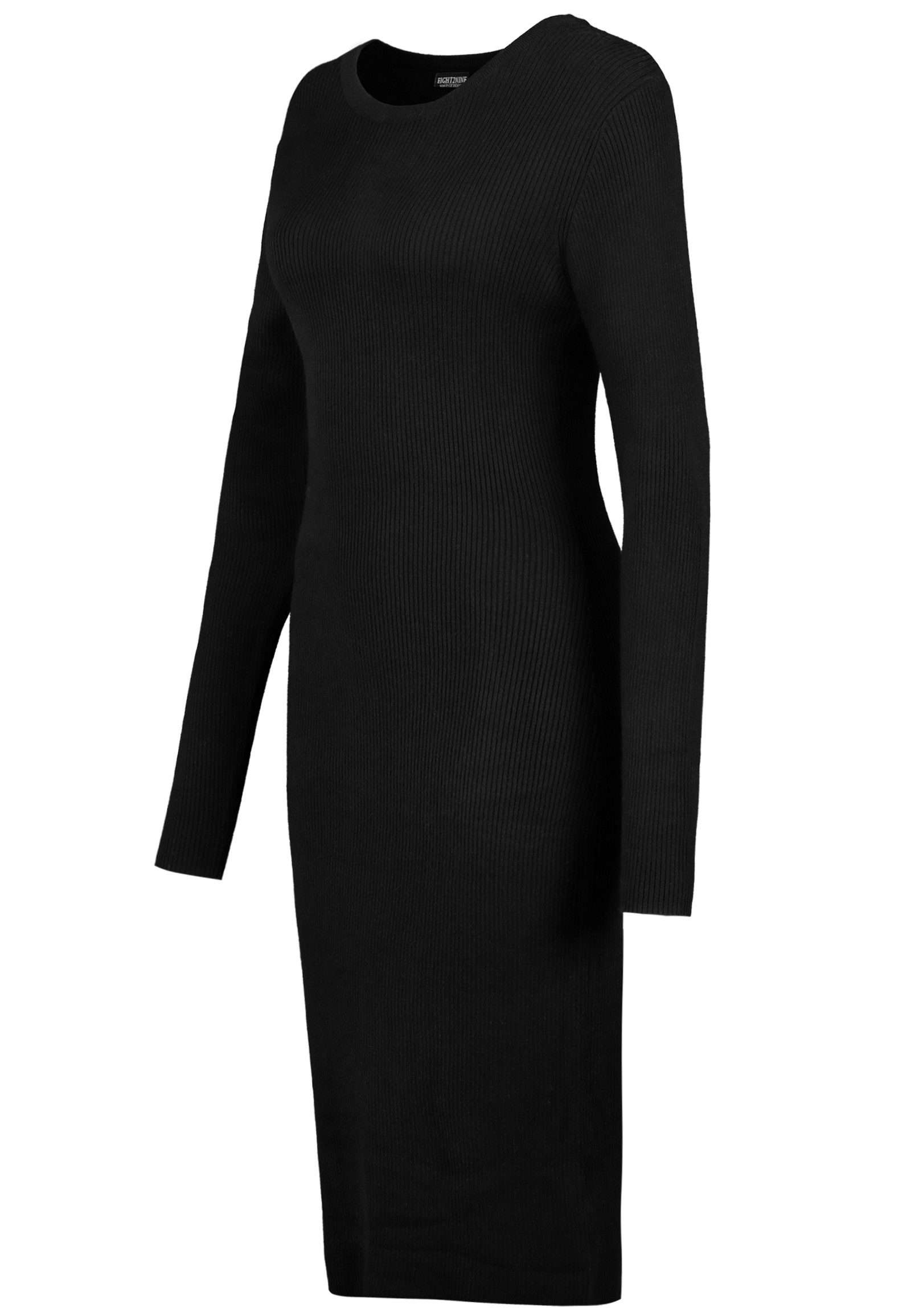 Eight2Nine Shirtkleid Geripptes, figurbetontes Outfit mit langen Ärmeln (la günstig online kaufen