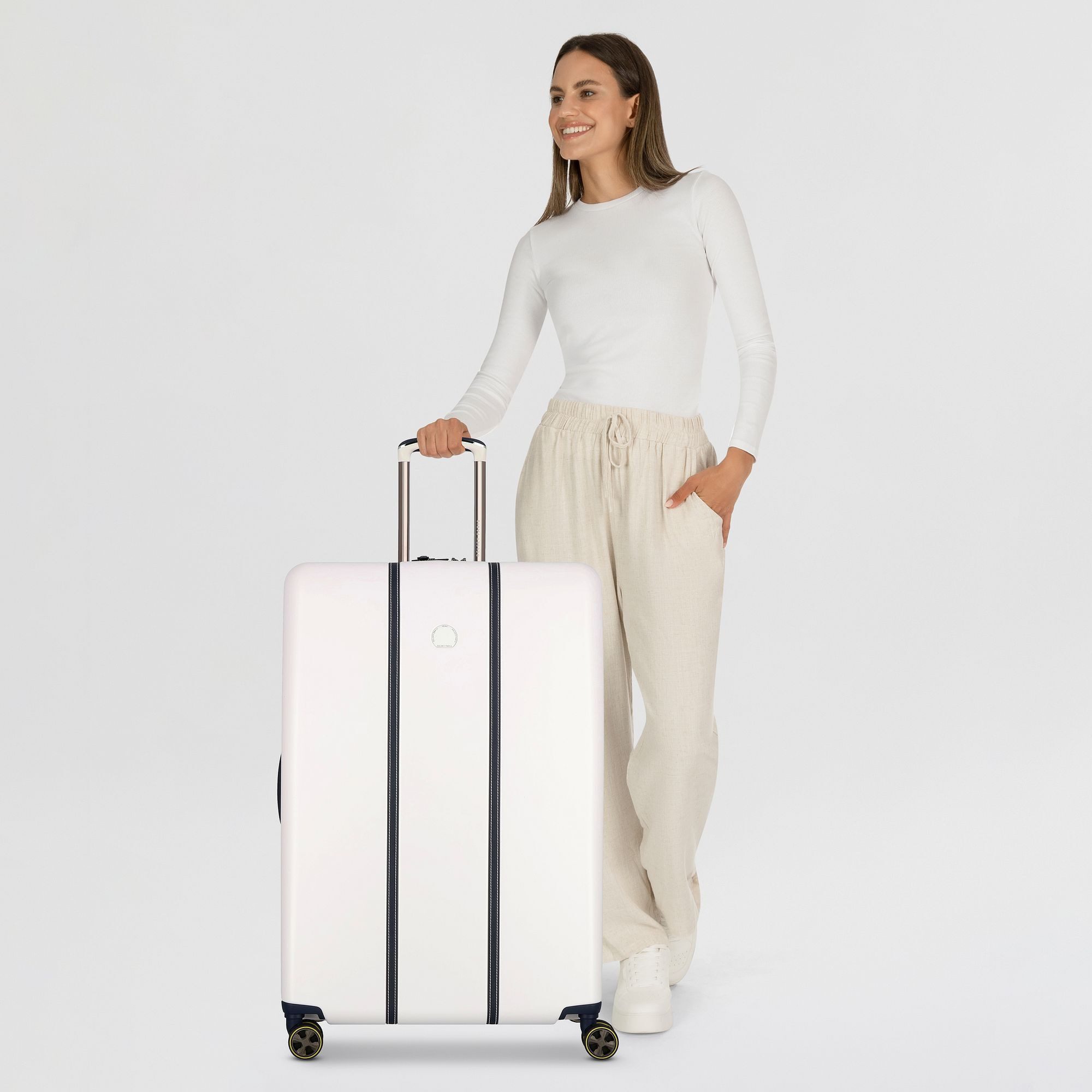 Delsey Paris Hartschalen-Trolley Cadence, 4 Rollen, Polycarbonat