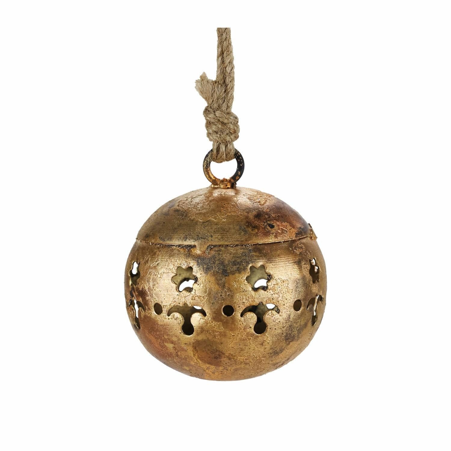 Mirabeau Christbaumschmuck Weihnachtsschmuck 3er Set Ysabelle antikgold (3-tlg)
