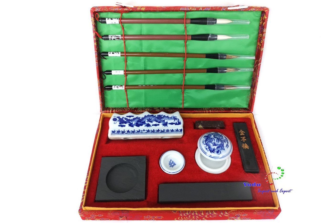 Thumbnail - Yudu Malstift Chinesische Kalligraphie Set 13 teilige inkl. Box