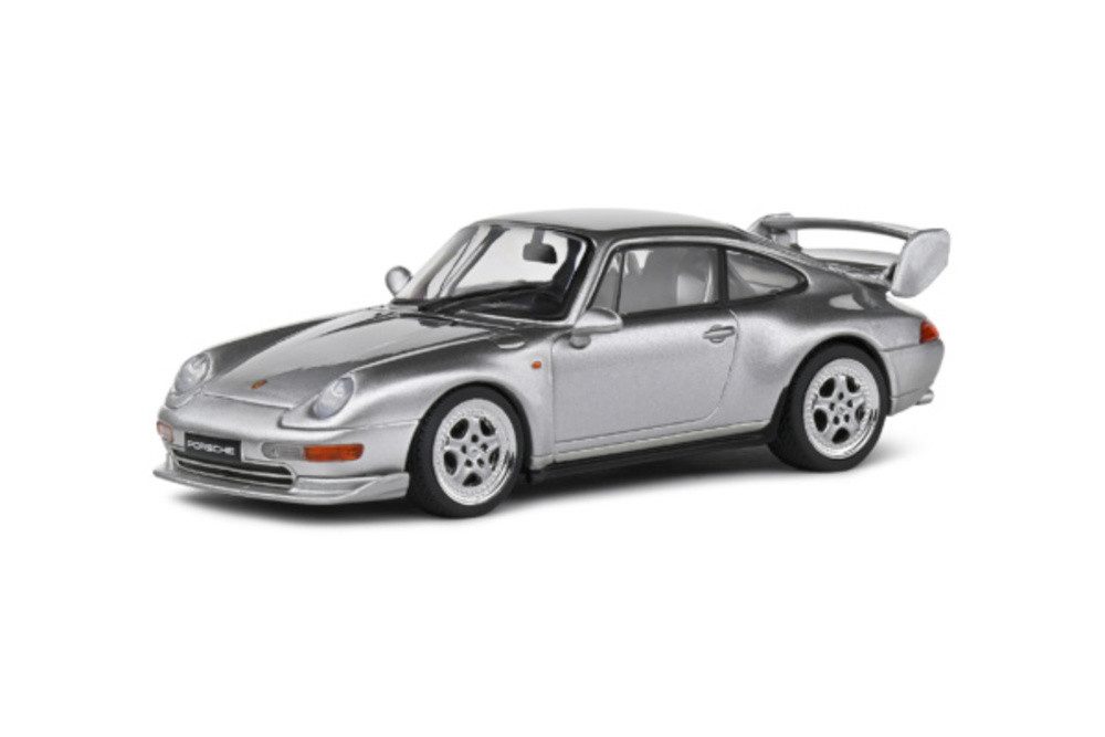 Solido Modellauto Porsche 911 (993) RS Clubsport 1993 silber, Maßstab 1:43